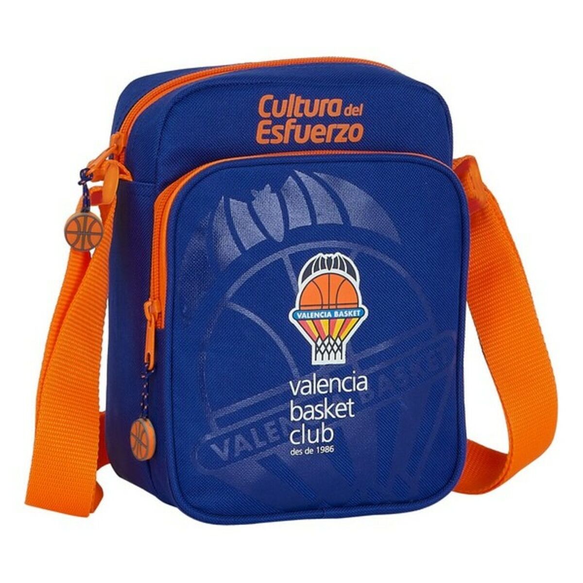 Shoulder Bag Valencia Basket Blue Orange (16 x 22 x 6 cm) Shoulder Bag Valencia Basket Blue Orange (16 x 22 x 6 cm)