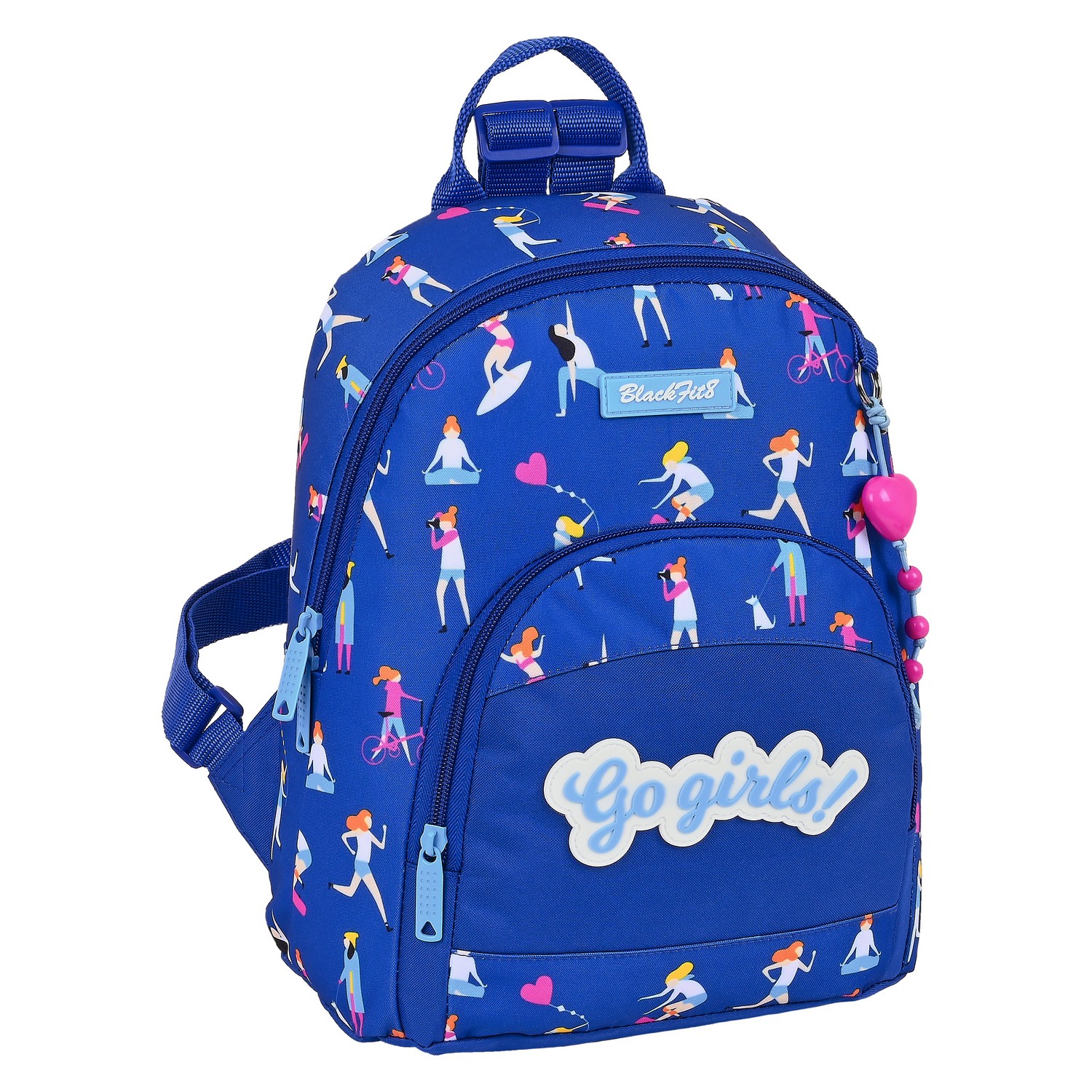 Casual Backpack BlackFit8 Go Girls Blue (25 x 30 x 13 cm) Casual Backpack BlackFit8 Go Girls Blue (25 x 30 x 13 cm)