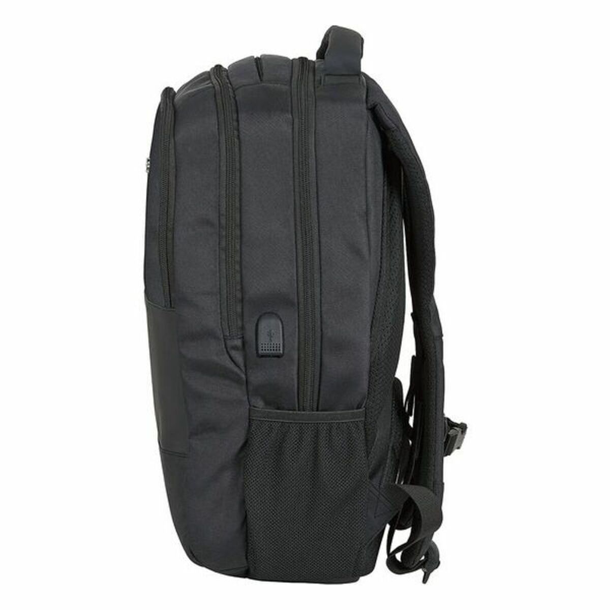 Rucksack for Laptop and Tablet with USB Output Safta 15,6” Black 30 x 43 x 16 cm