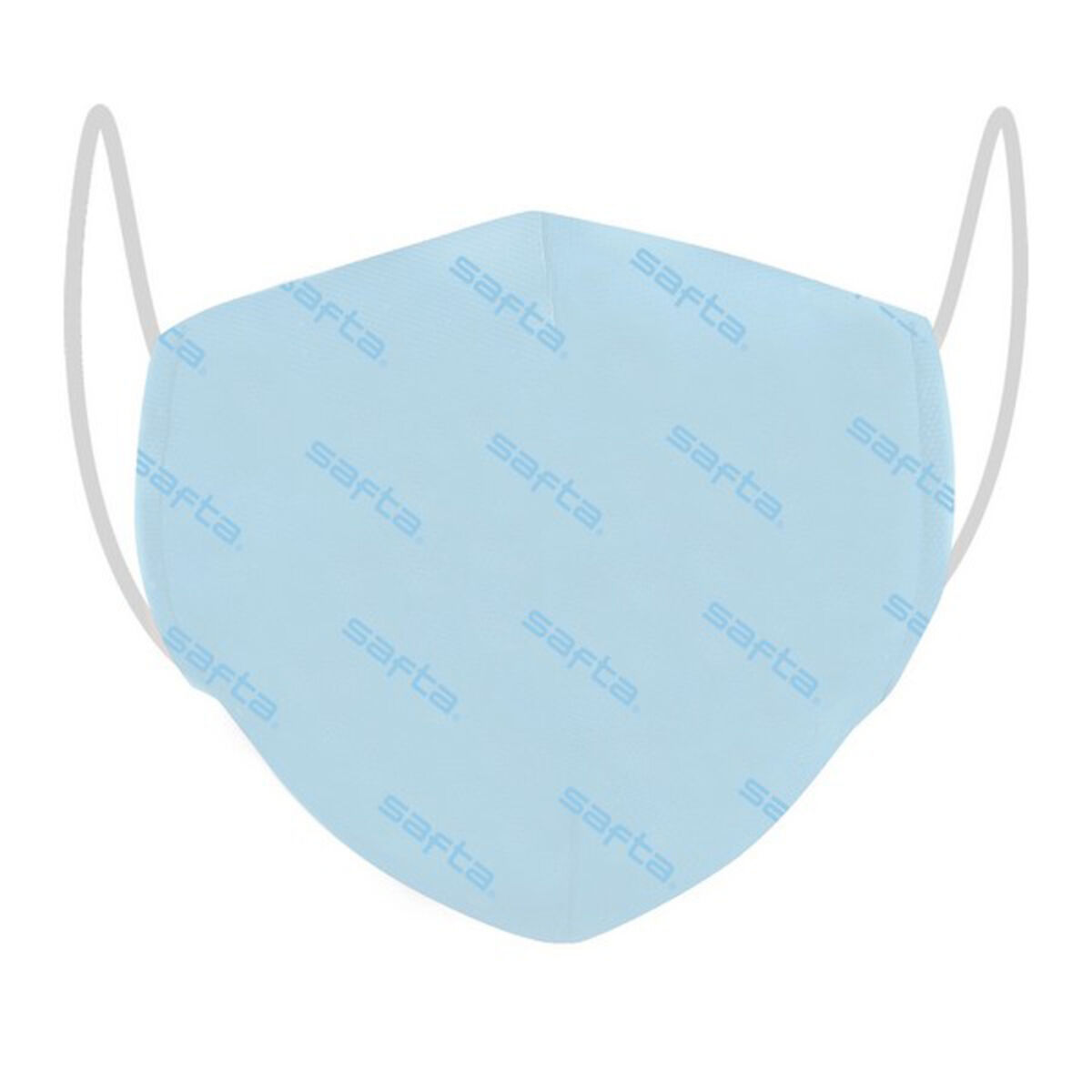 Hygienic Reusable Fabric Mask Safta Adult Sky blue Hygienic Reusable Fabric Mask Safta Adult Sky blue
