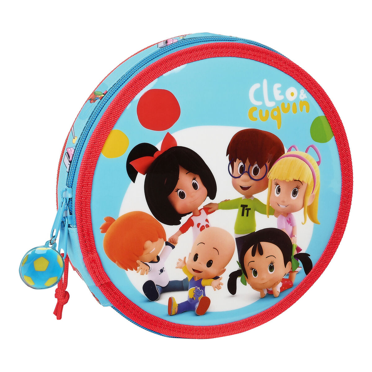 Pencil Case Cleo & Cuquin Good Night Circular Blue (18 Pieces) Pencil Case Cleo & Cuquin Good Night Circular Blue (18 Pieces)