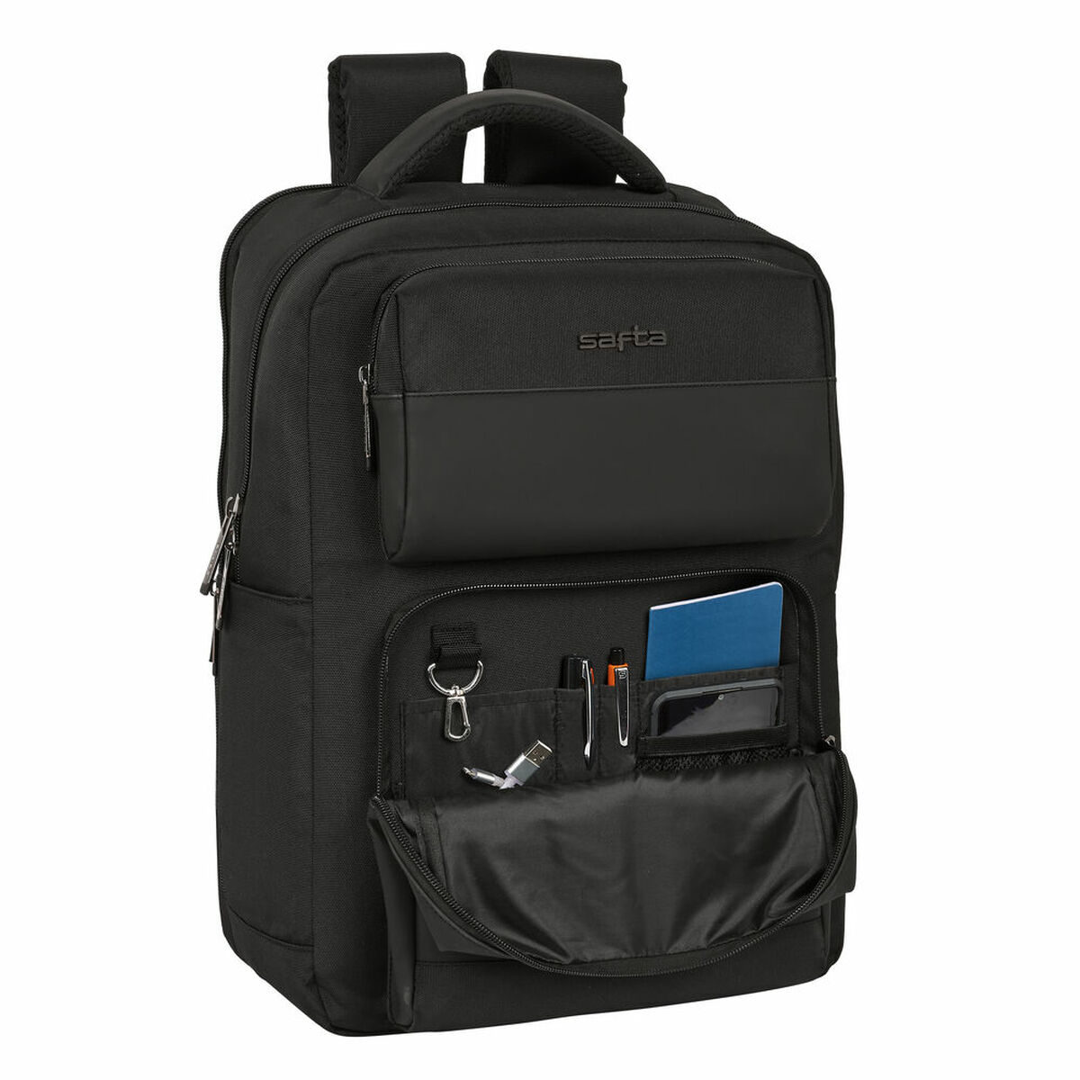 Laptop Backpack Safta Business 15,6” Black (31 x 44 x 13 cm)