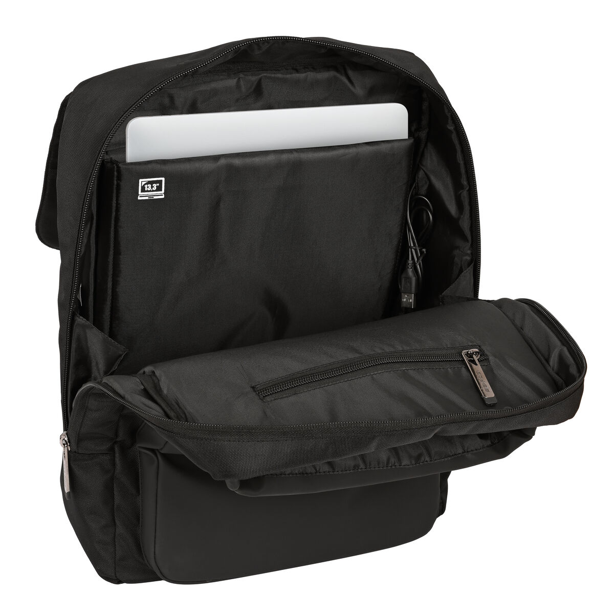 Laptop Backpack Safta Business 13,3” Black (29 x 39 x 12 cm)