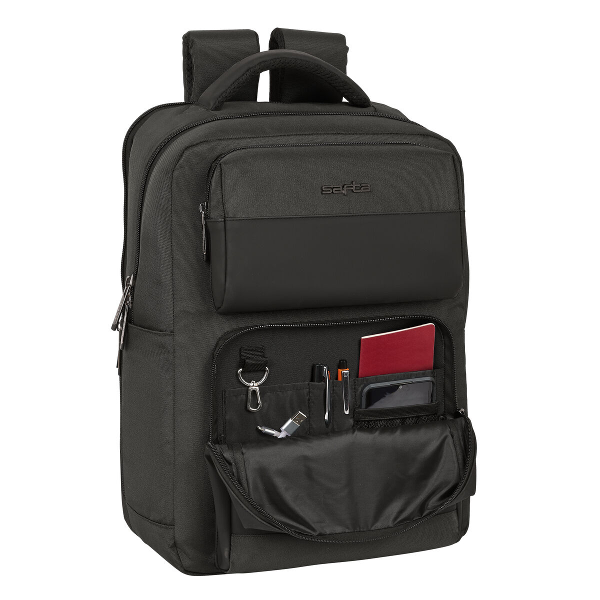 Laptop Backpack Safta Business 15,6” Grey (31 x 44 x 13 cm)