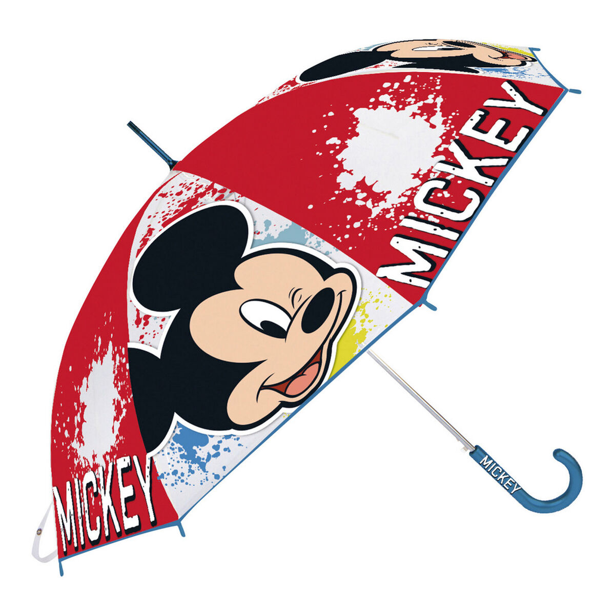Umbrella Mickey Mouse Happy smiles Red Blue (Ø 80 cm) Umbrella Mickey Mouse Happy smiles Red Blue (Ø 80 cm)