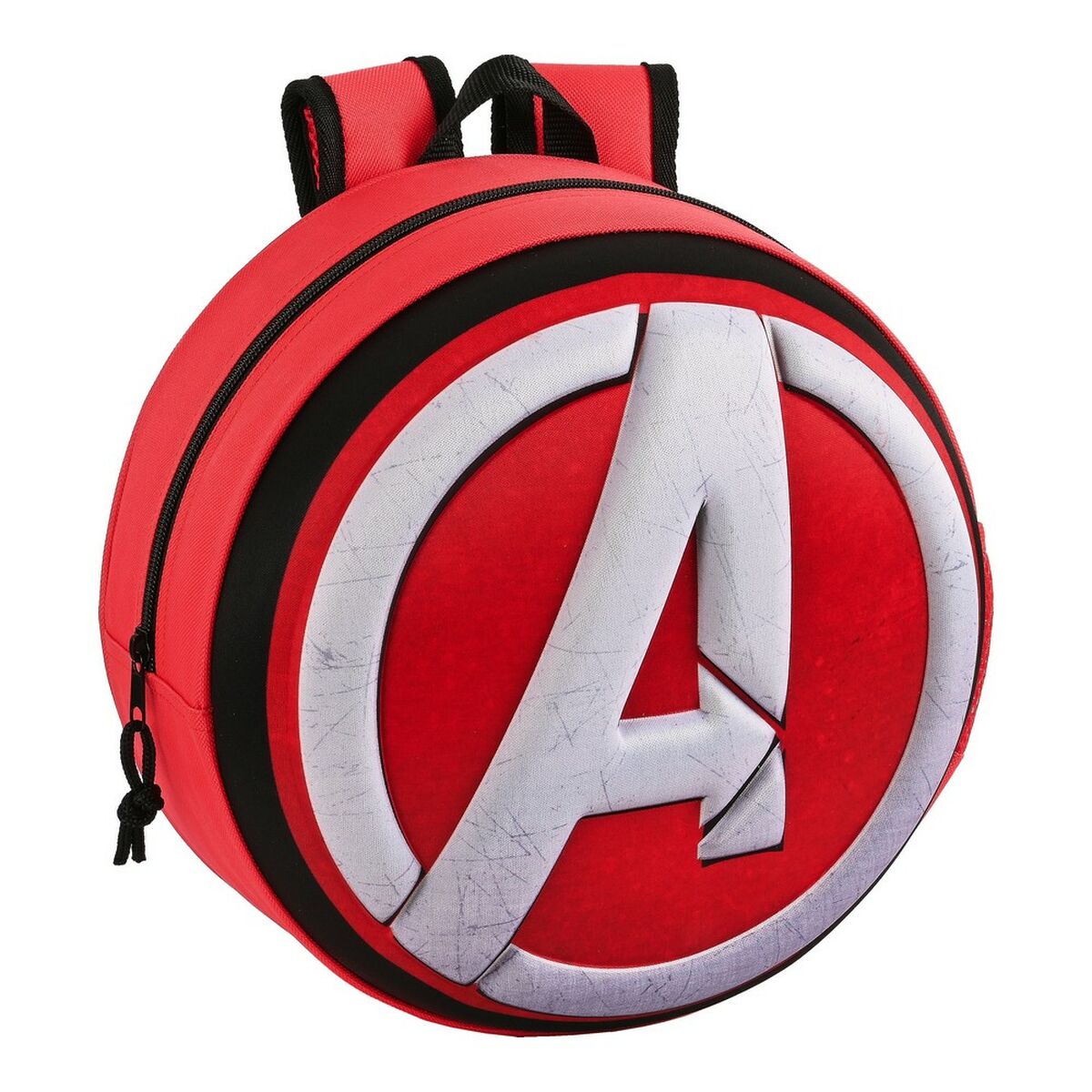 3D School Bag The Avengers Red Black White (31 x 31 x 10 cm) 3D School Bag The Avengers Red Black White (31 x 31 x 10 cm)