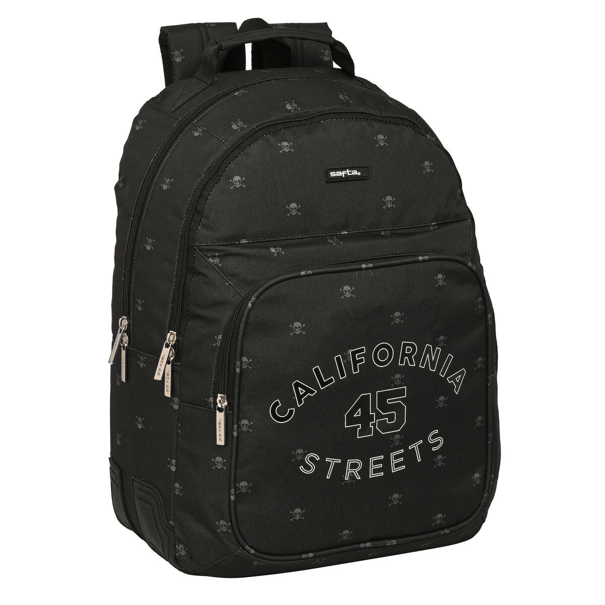 School Bag Safta California Black 32 x 42 x 15 cm School Bag Safta California Black 32 x 42 x 15 cm