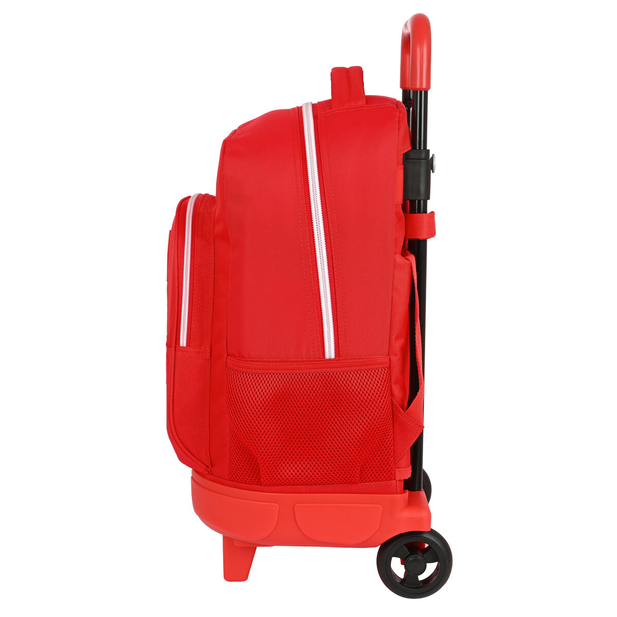 School Rucksack with Wheels Sevilla FÃºtbol Club Red (33 x 45 x 22 cm)
