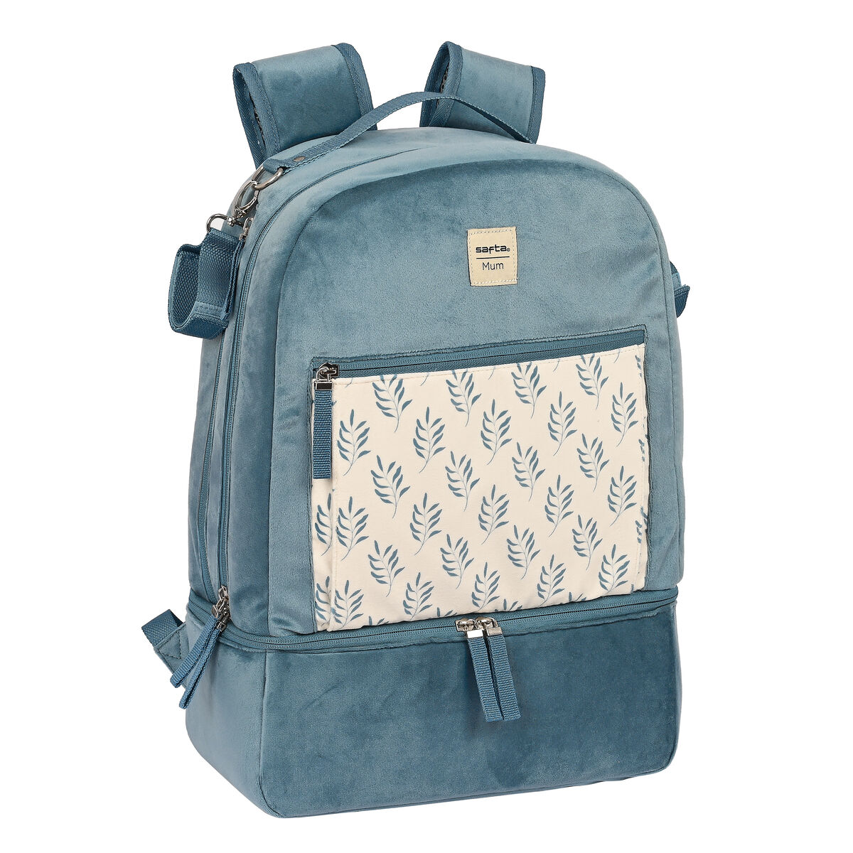 Baby Accessories Backpack Safta Leaves Turquoise (30 x 43 x 15 cm) Baby Accessories Backpack Safta Leaves Turquoise (30 x 43 x 15 cm)