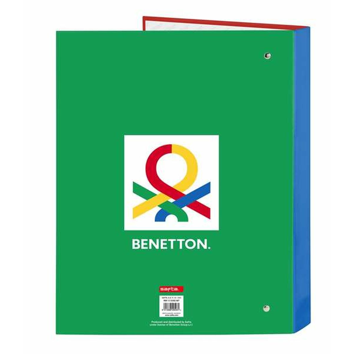 Ring binder Benetton Pop Grey 26,5 x 33 x 4 cm