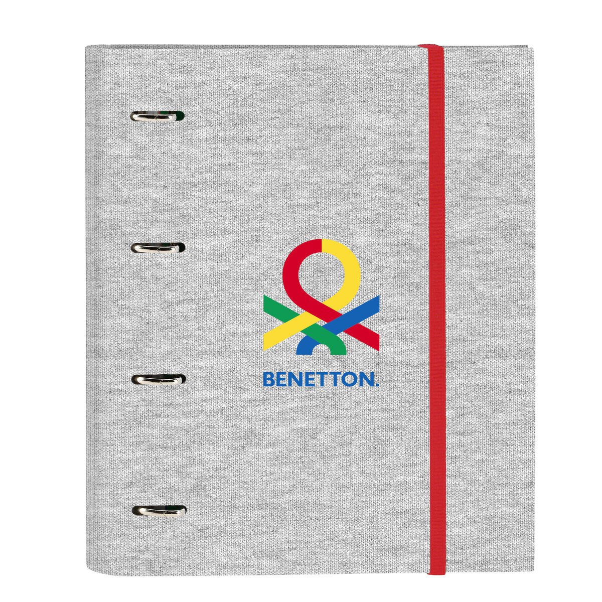 Ring binder Benetton Pop Grey (27 x 32 x 3.5 cm) Ring binder Benetton Pop Grey (27 x 32 x 3.5 cm)
