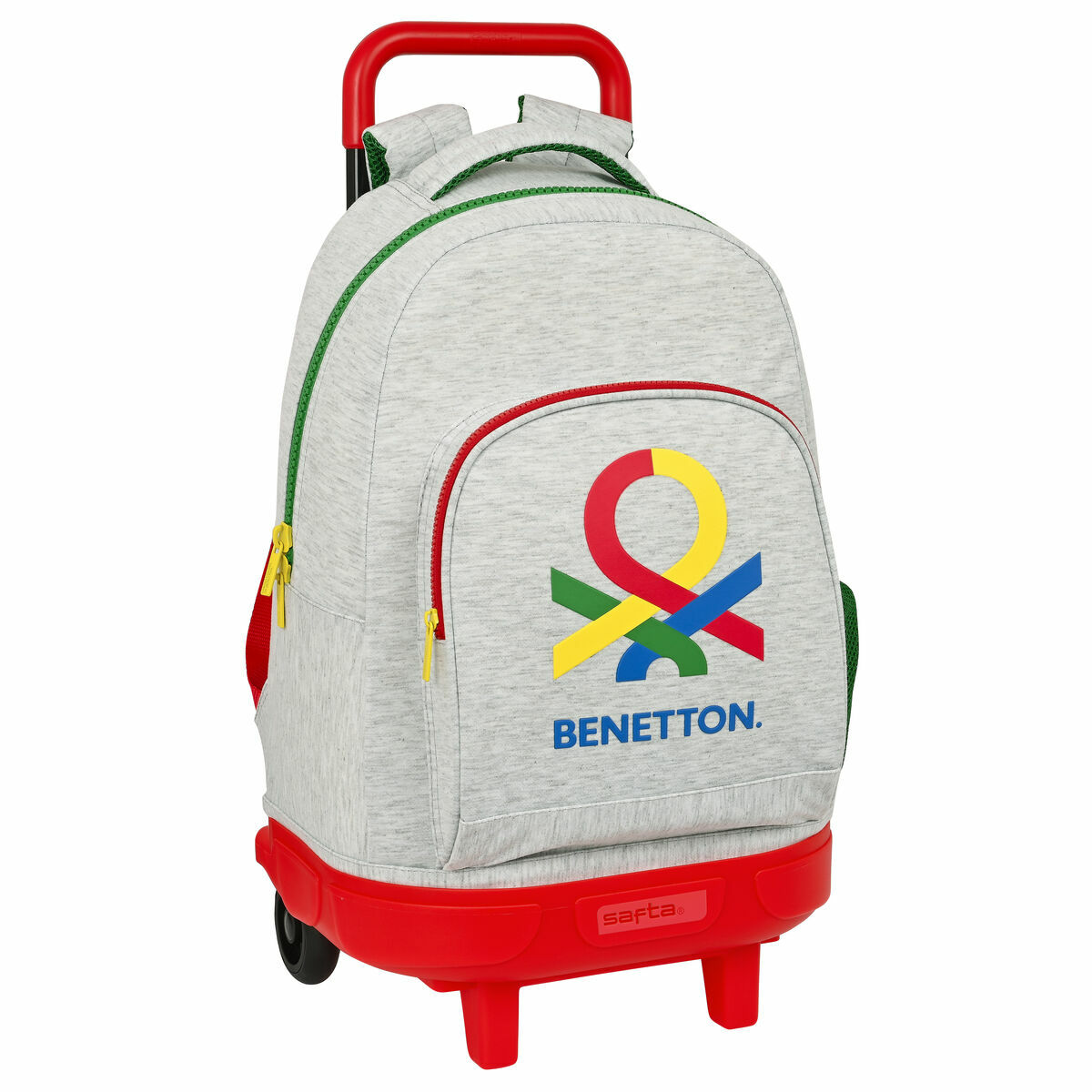 School Rucksack with Wheels Benetton Pop 33 x 22 x 45 cm School Rucksack with Wheels Benetton Pop 33 x 22 x 45 cm