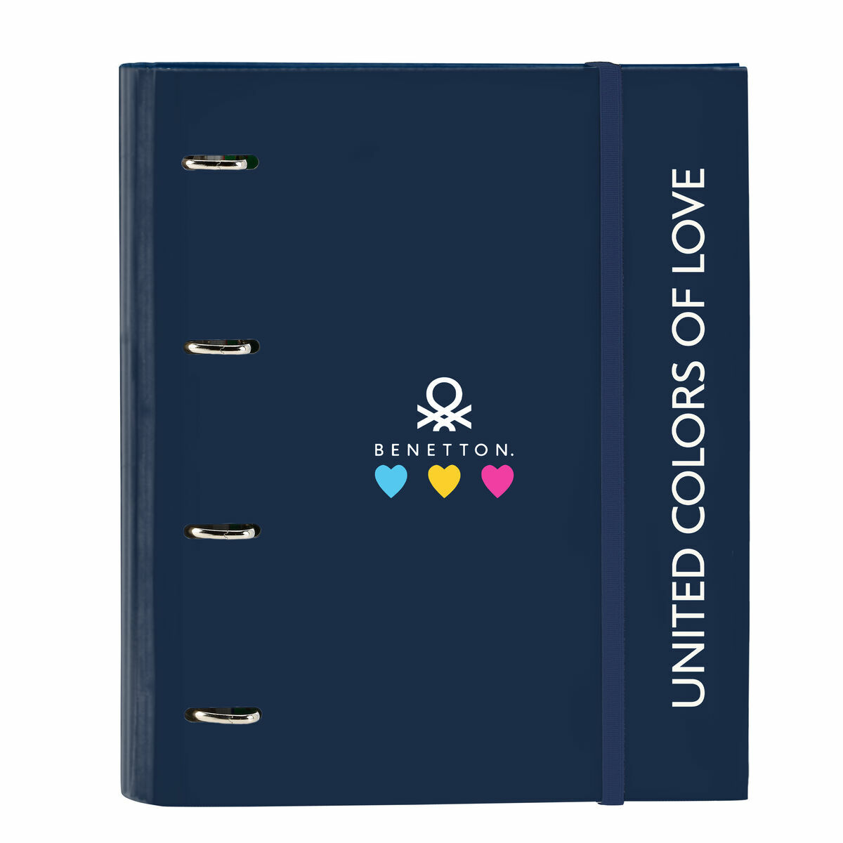 Ring binder Benetton Love Replacement (100 Sheets) A4 Ring binder Benetton Love Replacement (100 Sheets) A4