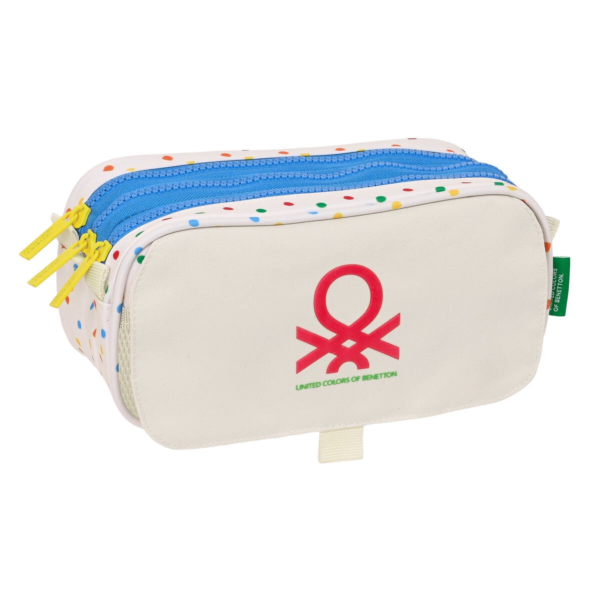 Triple Carry-all Benetton Topitos White (21,5 x 10 x 8 cm) Triple Carry-all Benetton Topitos White (21,5 x 10 x 8 cm)