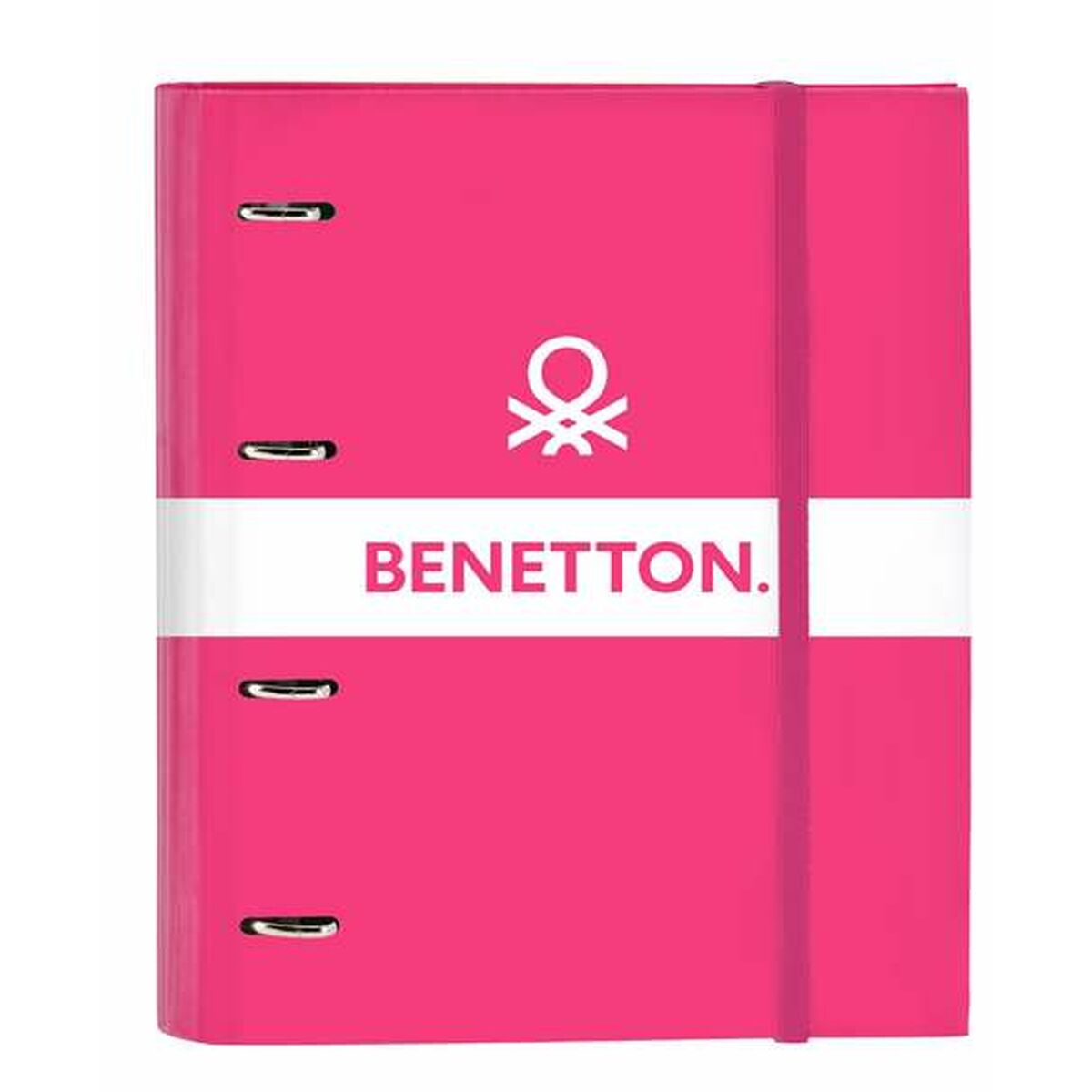 Ring binder Benetton Raspberry Fuchsia Pink 27 x 32 x 3,5 cm Ring binder Benetton Raspberry Fuchsia Pink 27 x 32 x 3,5 cm
