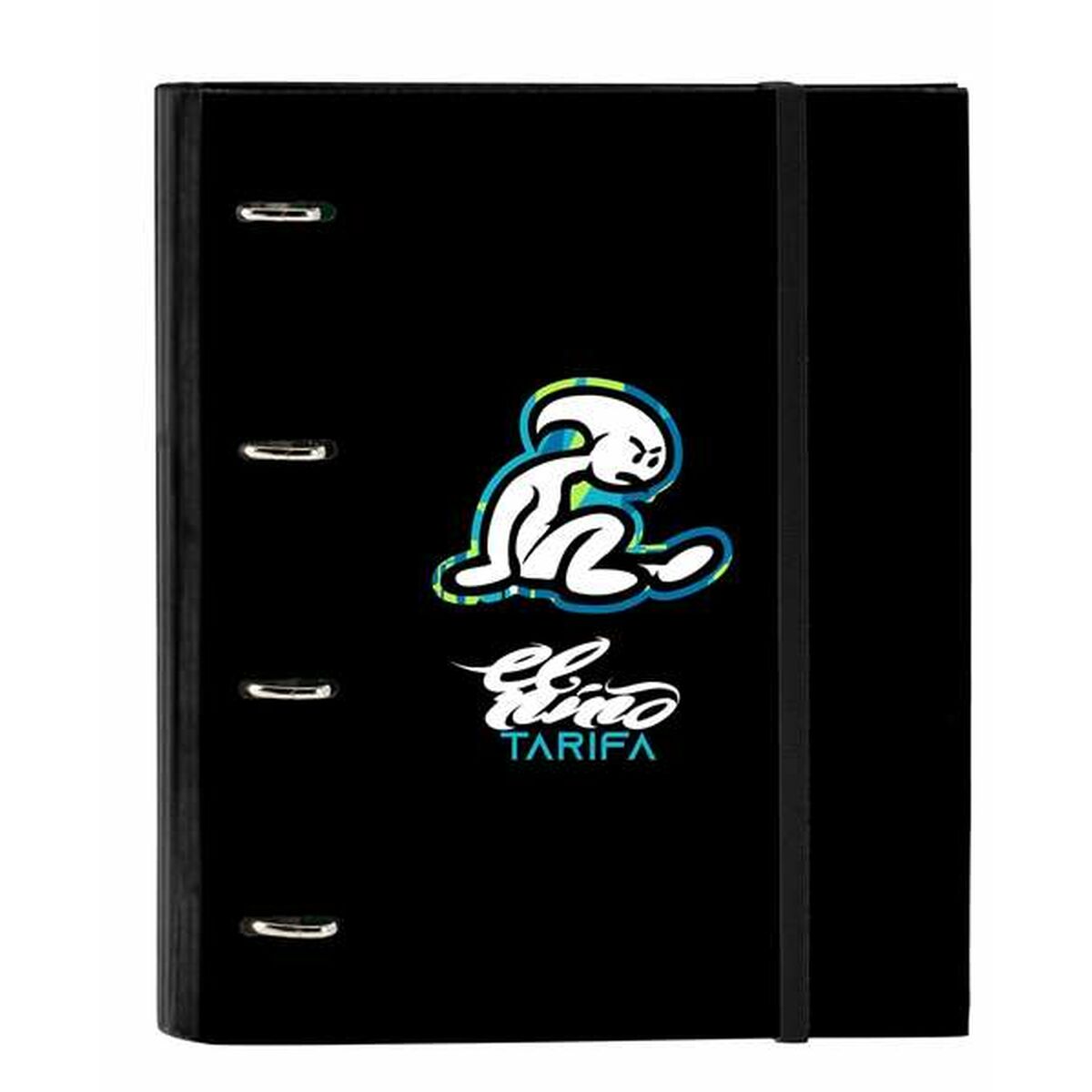 Ring binder El Nio Green Bali Black 27 x 32 x 3,5 cm