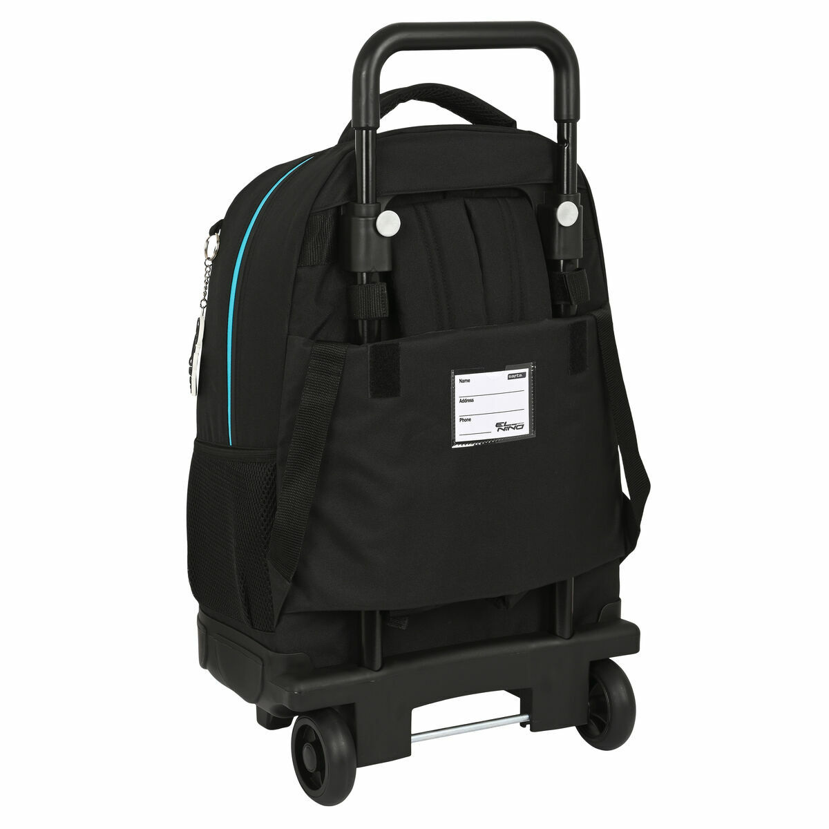 School Rucksack with Wheels El NiÃ±o Green Bali 33 x 22 x 45 cm