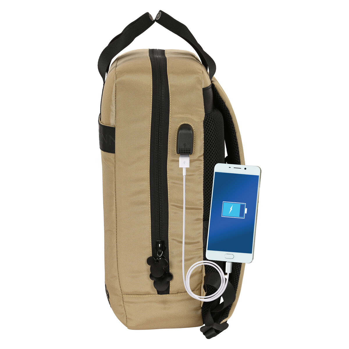 Laptop Backpack Minnie Mouse Beige 13,3”