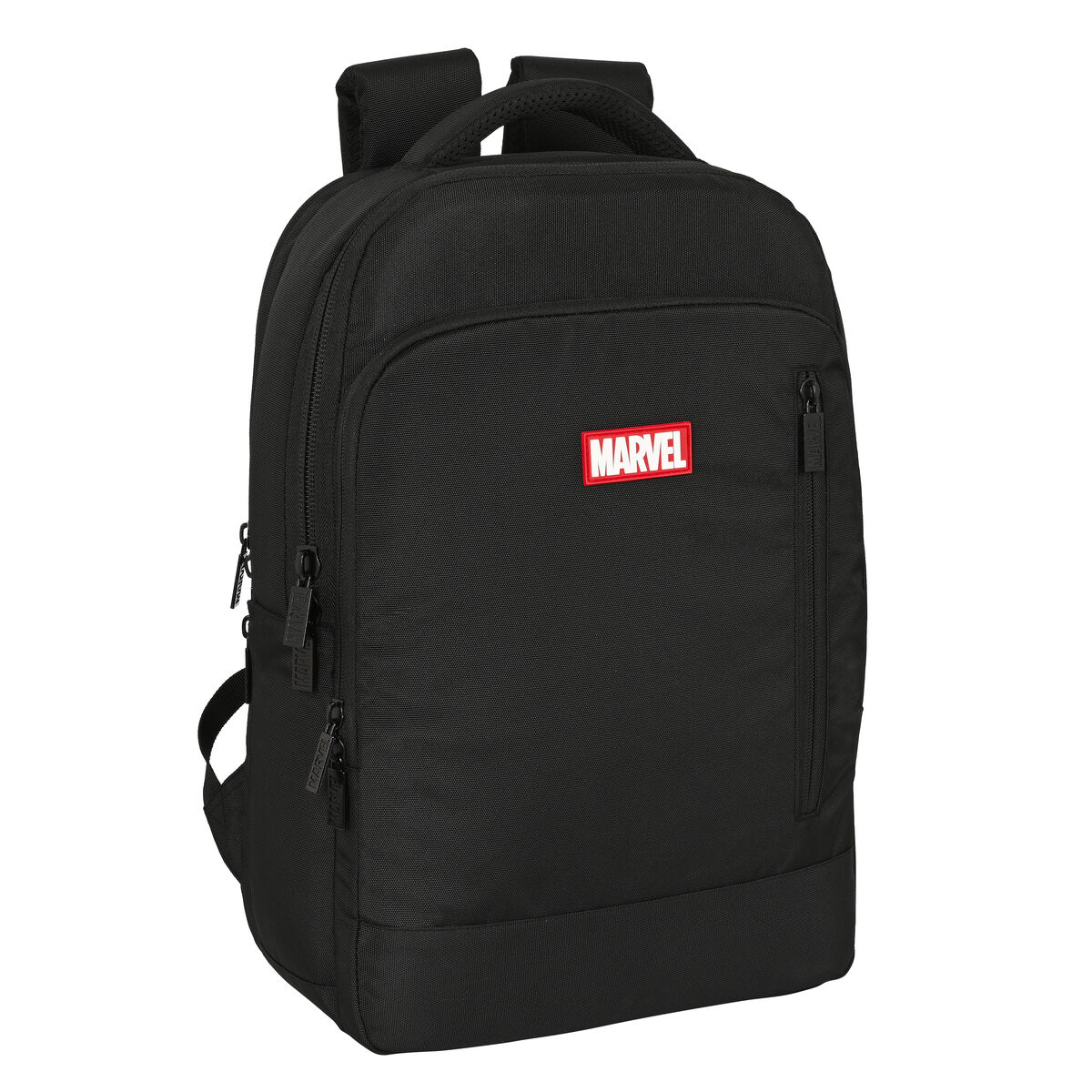 Rucksack for Laptop and Tablet with USB Output Marvel Black Rucksack for Laptop and Tablet with USB Output Marvel Black
