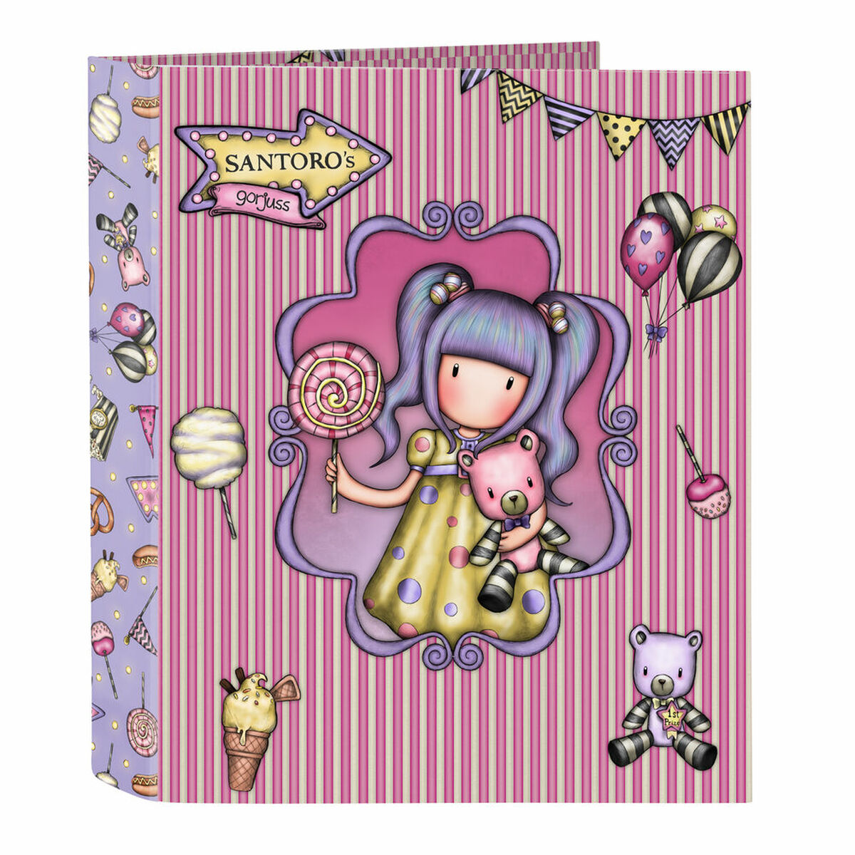 Ring binder Gorjuss First prize Lilac A4 27 x 33 x 6 cm Ring binder Gorjuss First prize Lilac A4 27 x 33 x 6 cm