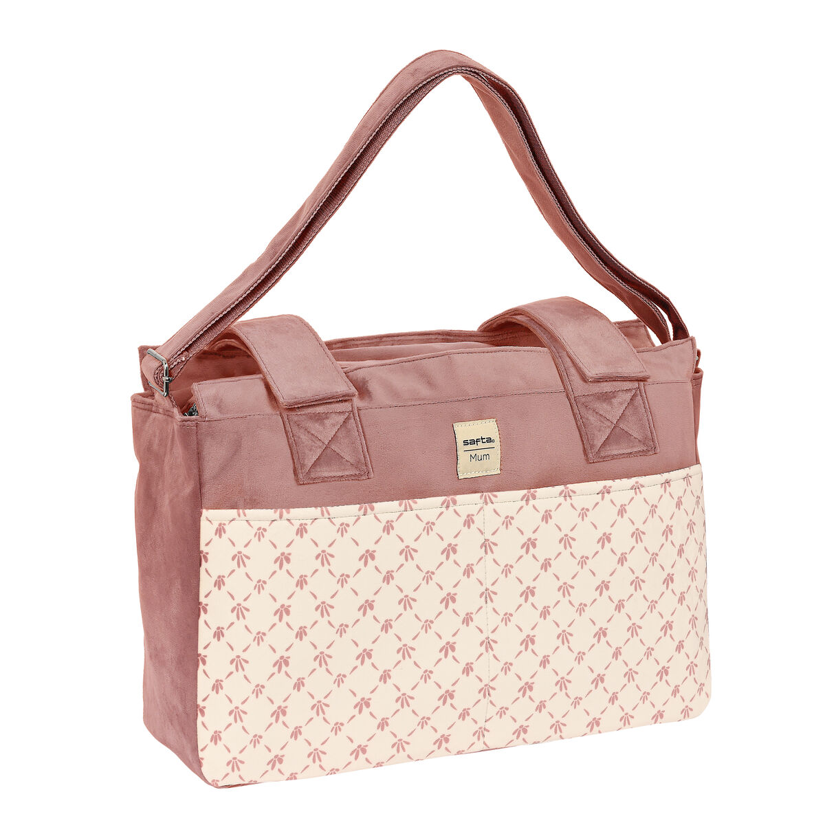 Diaper Changing Bag Safta Marsala Pink (46 x 26 x 15 cm) Diaper Changing Bag Safta Marsala Pink (46 x 26 x 15 cm)