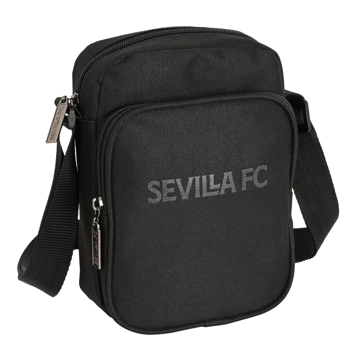 Shoulder Bag Sevilla Ftbol Club Teen 16 x 22 x 6 cm Black