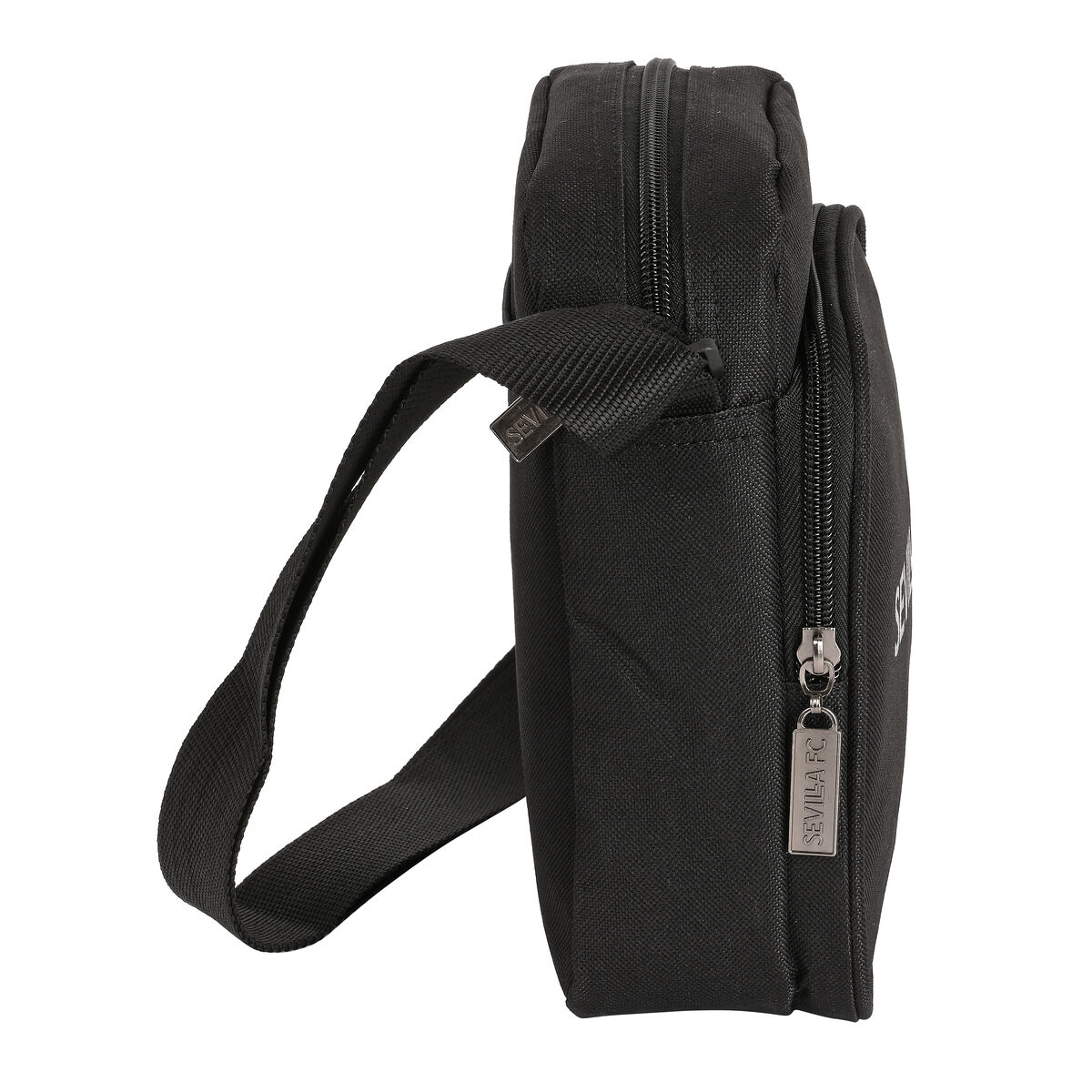 Shoulder Bag Sevilla Ftbol Club Teen 16 x 22 x 6 cm Black