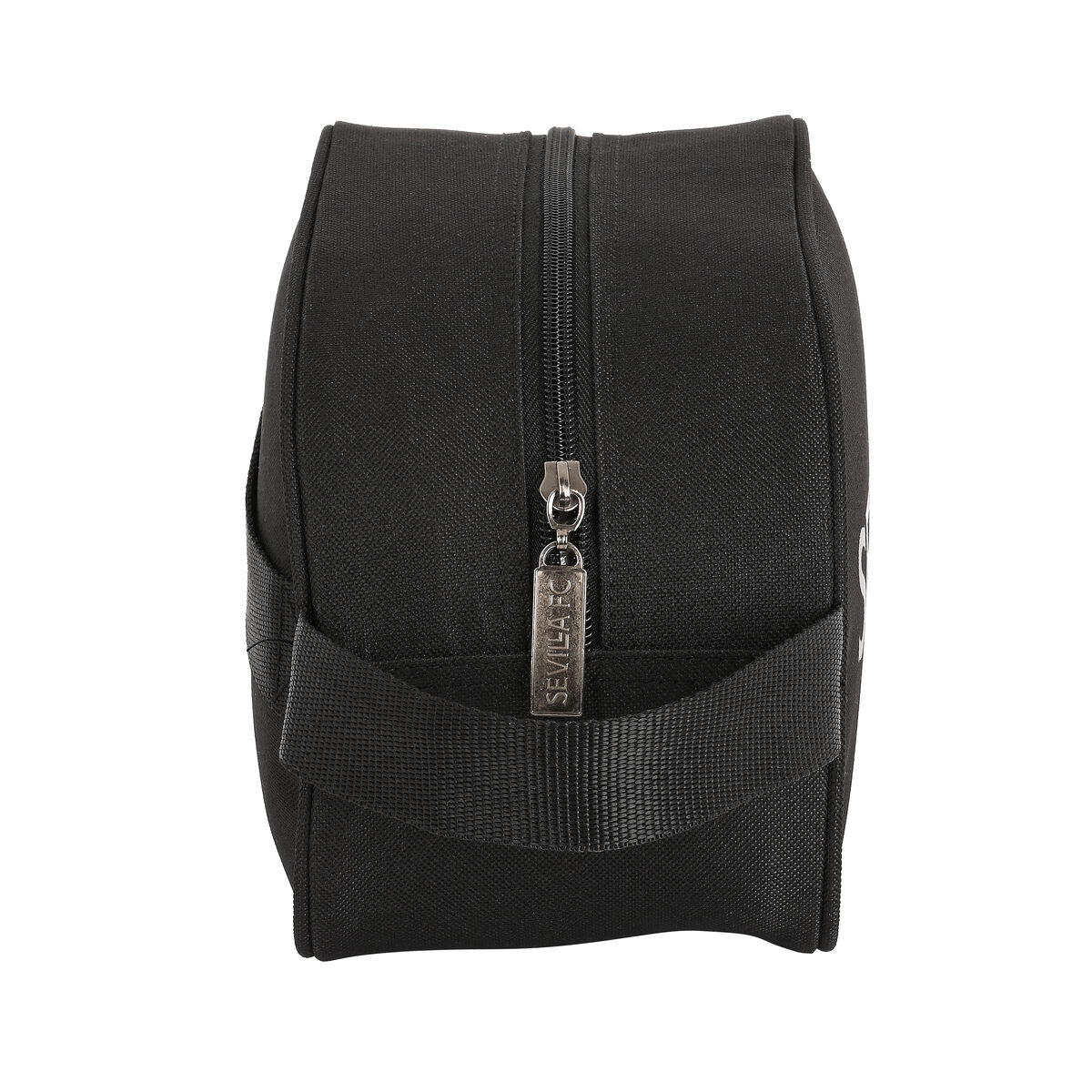 School Toilet Bag Sevilla FÃºtbol Club Teen Black 26 x 15 x 12 cm