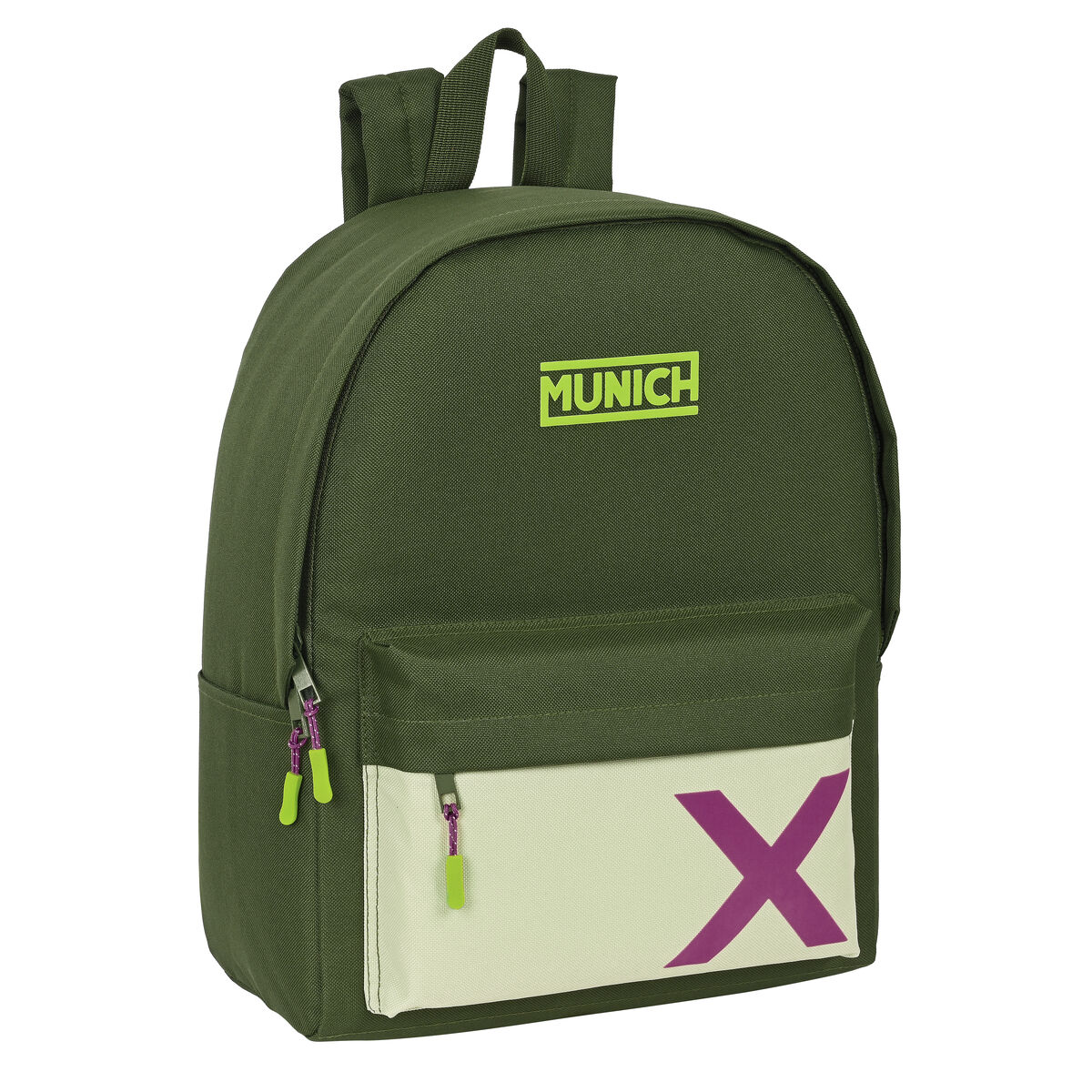 Laptop Backpack Munich Bright Khaki Green 31 x 40 x 16 cm Laptop Backpack Munich Bright Khaki Green 31 x 40 x 16 cm