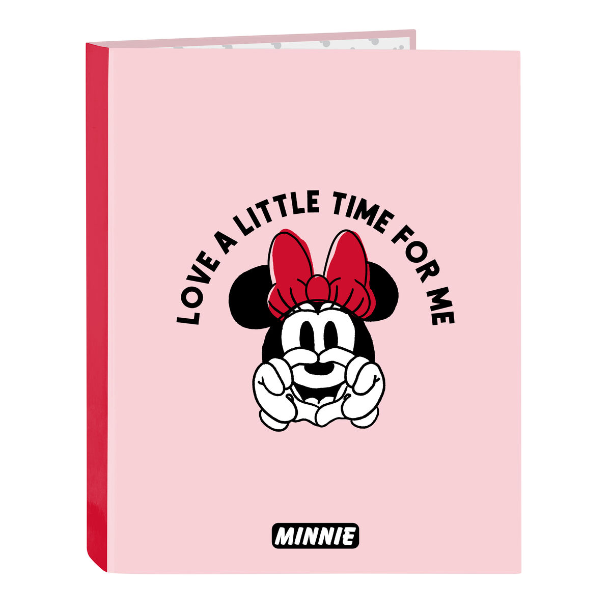 Ring binder Minnie Mouse Me time Pink A4 (26.5 x 33 x 4 cm) Ring binder Minnie Mouse Me time Pink A4 (26.5 x 33 x 4 cm)