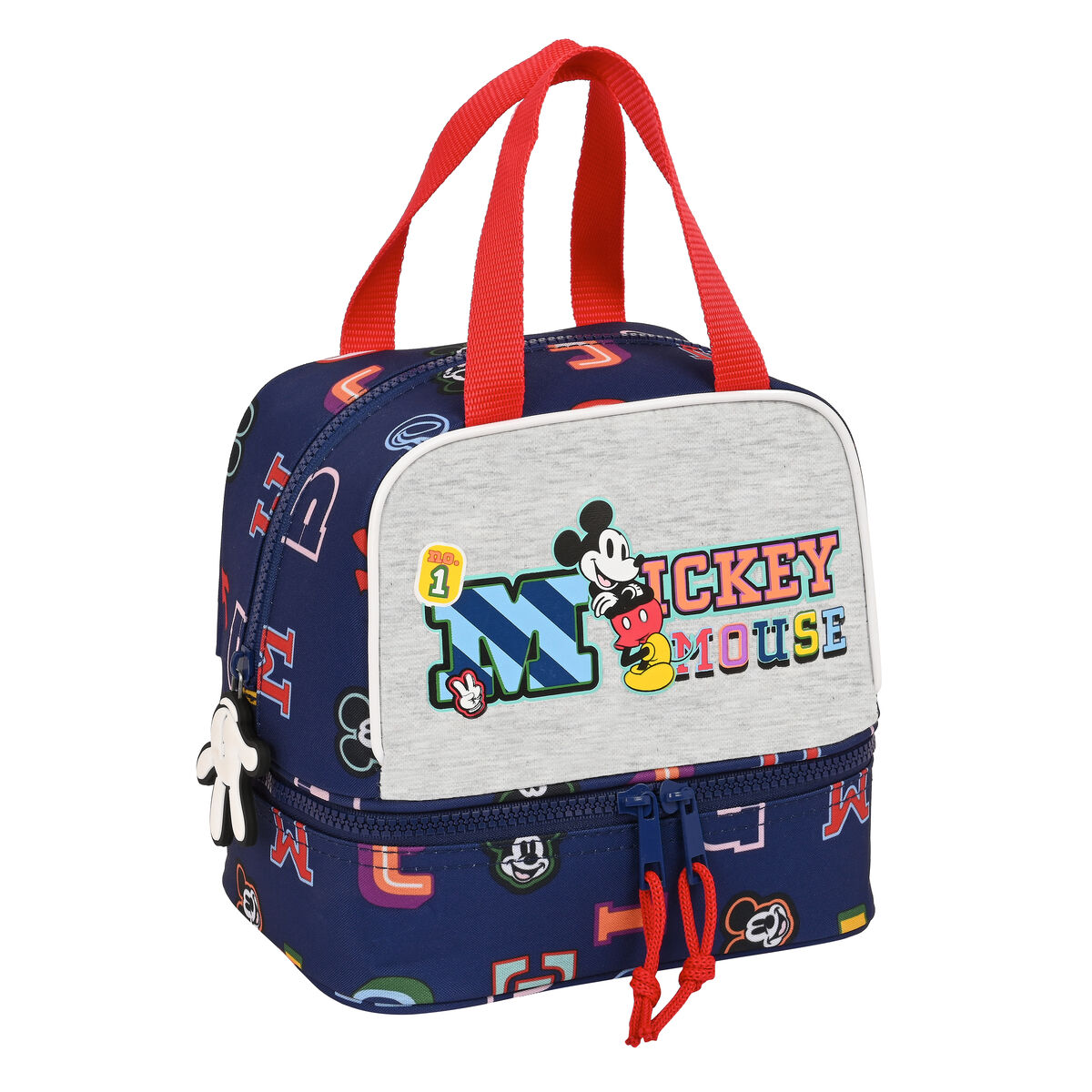 Lunchbox Mickey Mouse Clubhouse Only one Navy Blue 20 x 20 x 15 cm Lunchbox Mickey Mouse Clubhouse Only one Navy Blue 20 x 20 x 15 cm