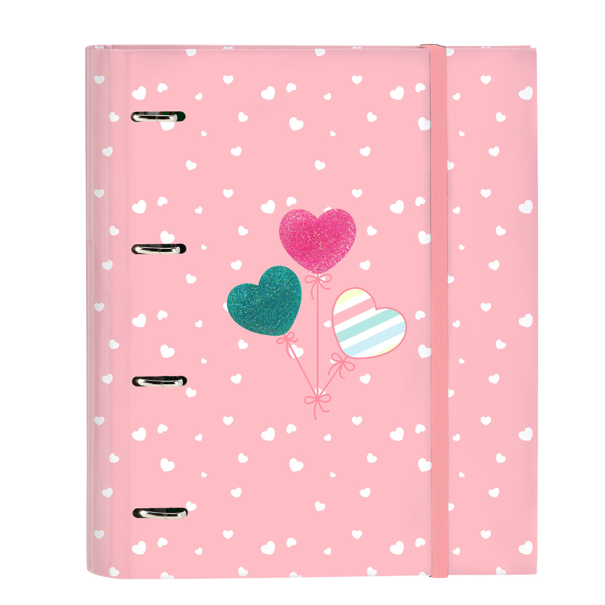 Ring binder BlackFit8 Globitos 27 x 32 x 3.5 cm Pink Ring binder BlackFit8 Globitos 27 x 32 x 3.5 cm Pink