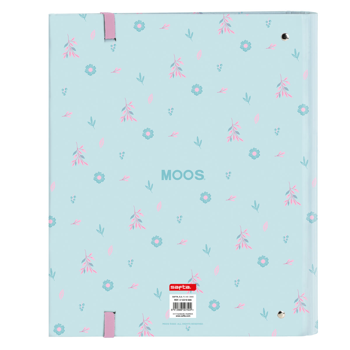 Ring binder Moos Garden Turquoise