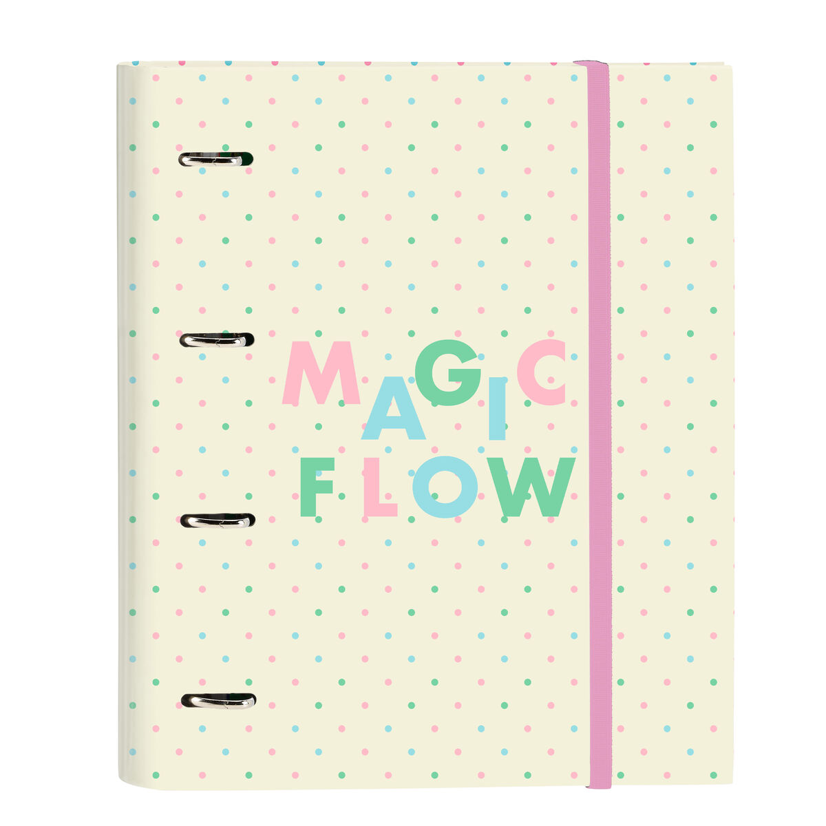 Ring binder Glow Lab Magic flow Beige (27 x 32 x 3.5 cm) Ring binder Glow Lab Magic flow Beige (27 x 32 x 3.5 cm)