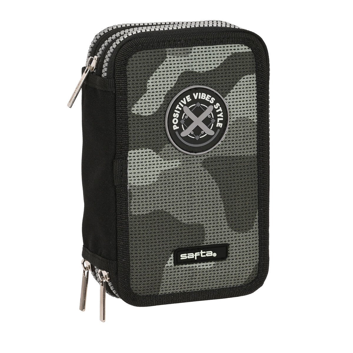 School Case with Accessories Safta Stone Black 12.5 x 19.5 x 5.5 cm 36 Pieces School Case with Accessories Safta Stone Black 12.5 x 19.5 x 5.5 cm 36 Pieces