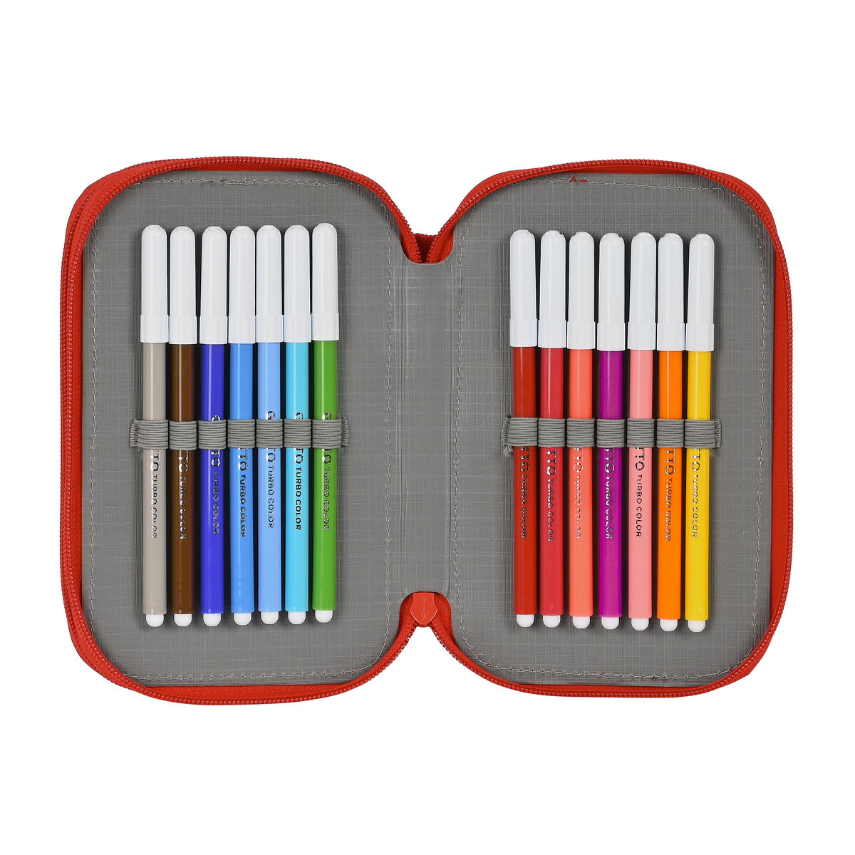 Double Pencil Case Blue’s Clues Navy Blue (28 Pieces)