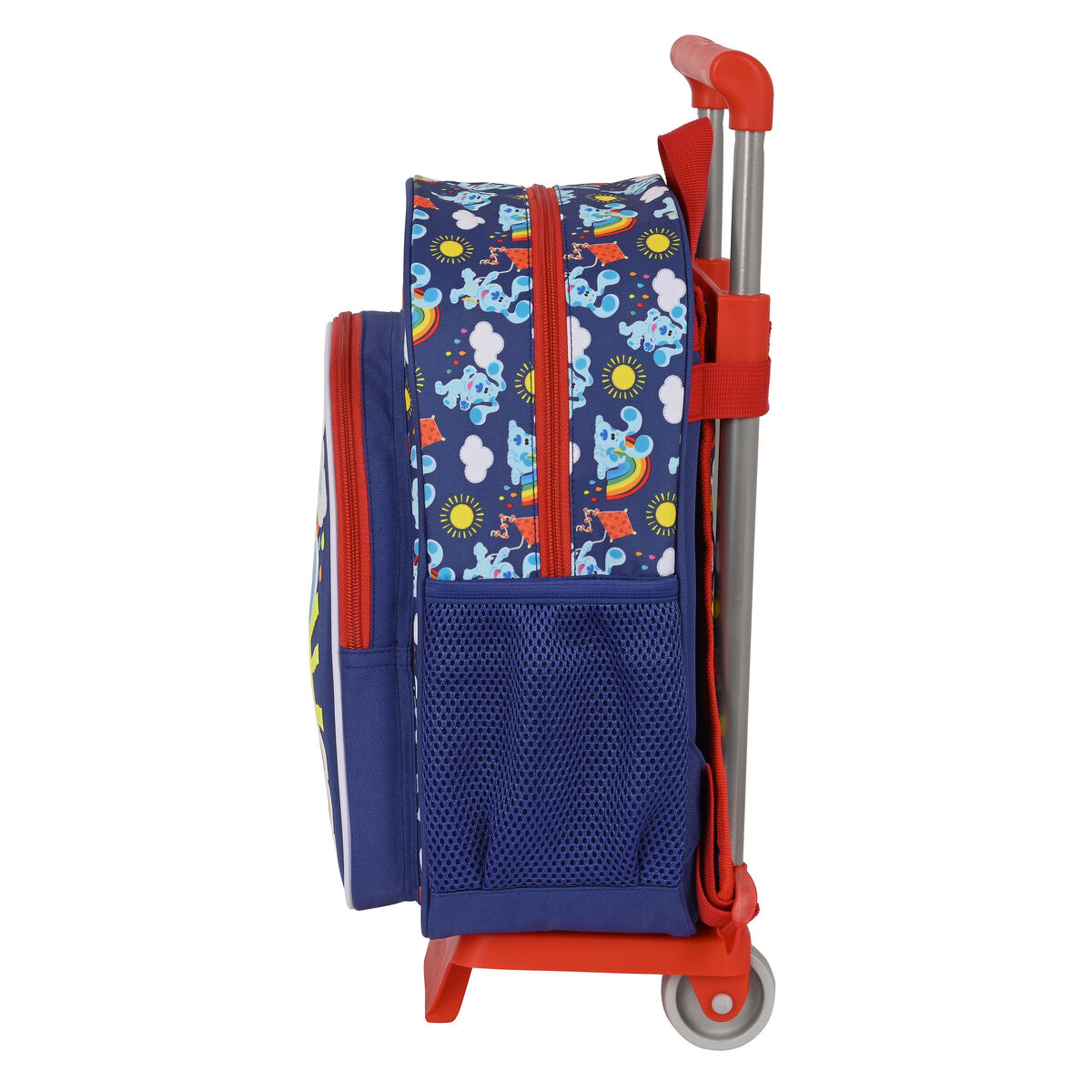 School Rucksack with Wheels Blue’s Clues Navy Blue (26 x 34 x 11 cm)