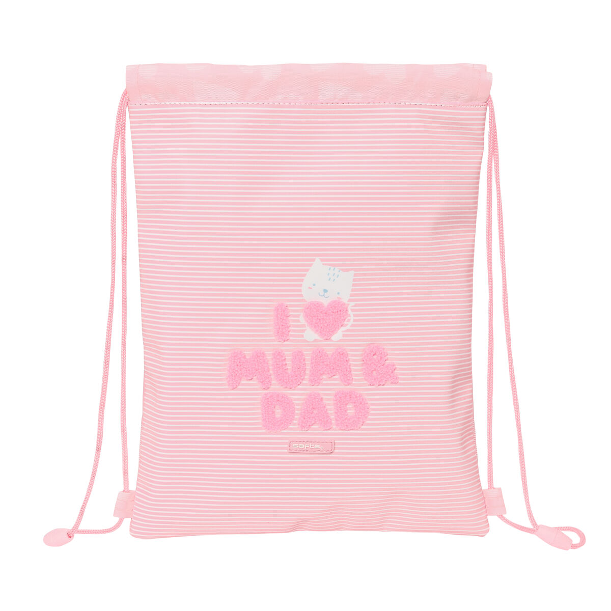 Backpack with Strings Safta Love Pink (26 x 34 x 1 cm) Backpack with Strings Safta Love Pink (26 x 34 x 1 cm)