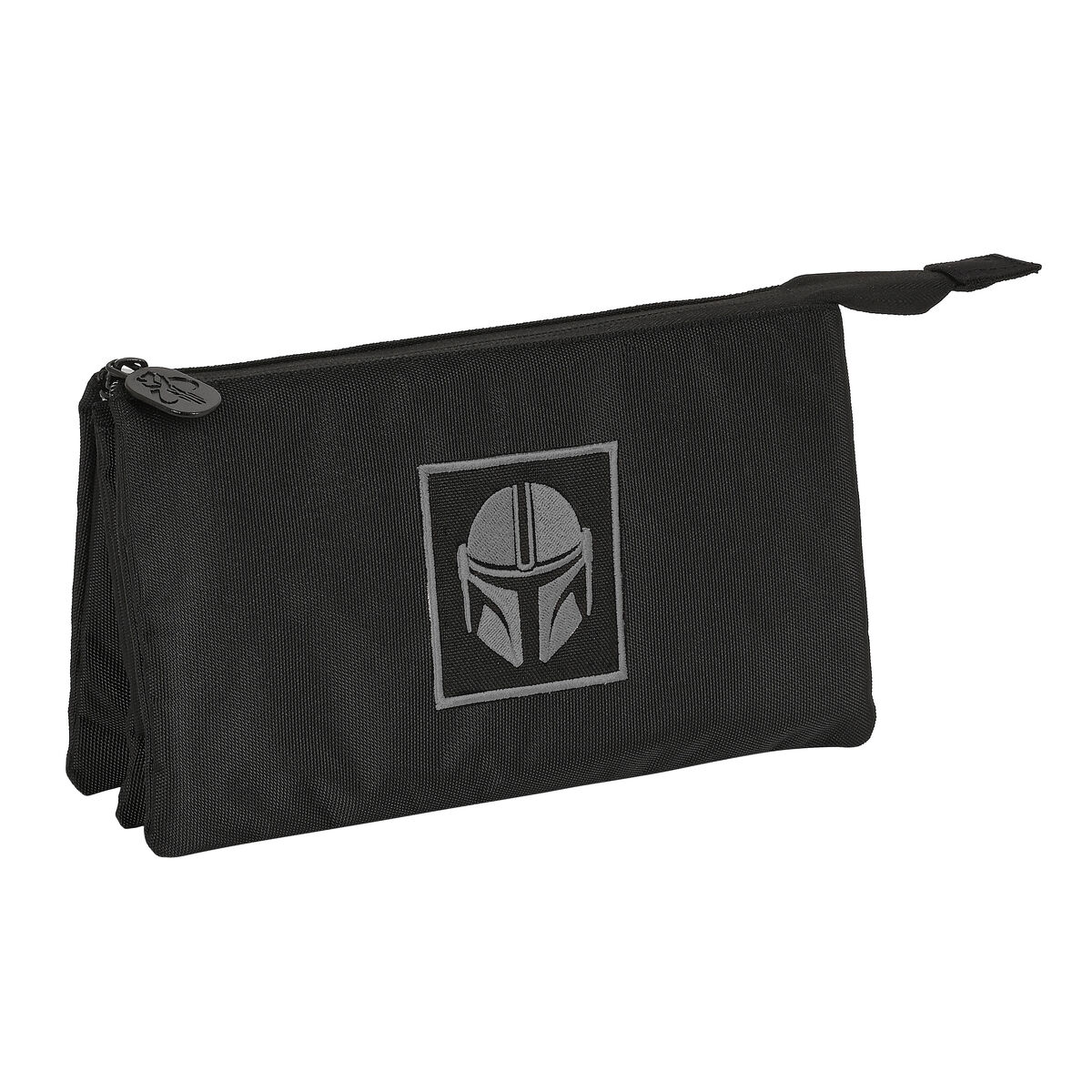 Triple Carry-all The Mandalorian Black (22 x 12 x 3 cm) Triple Carry-all The Mandalorian Black (22 x 12 x 3 cm)