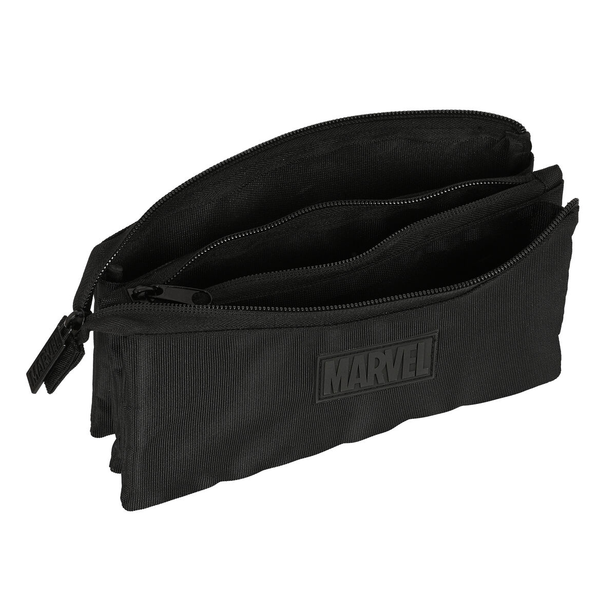 Triple Carry-all CapitÃ¡n AmÃ©rica Black (22 x 12 x 3 cm)