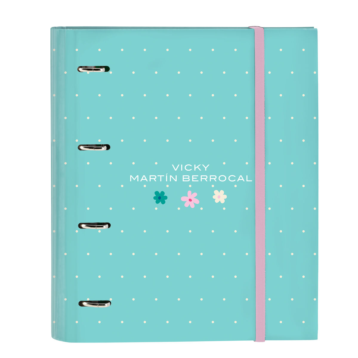 Ring binder Vicky MartÃ­n Berrocal Mint paradise Mint (27 x 32 x 3.5 cm)