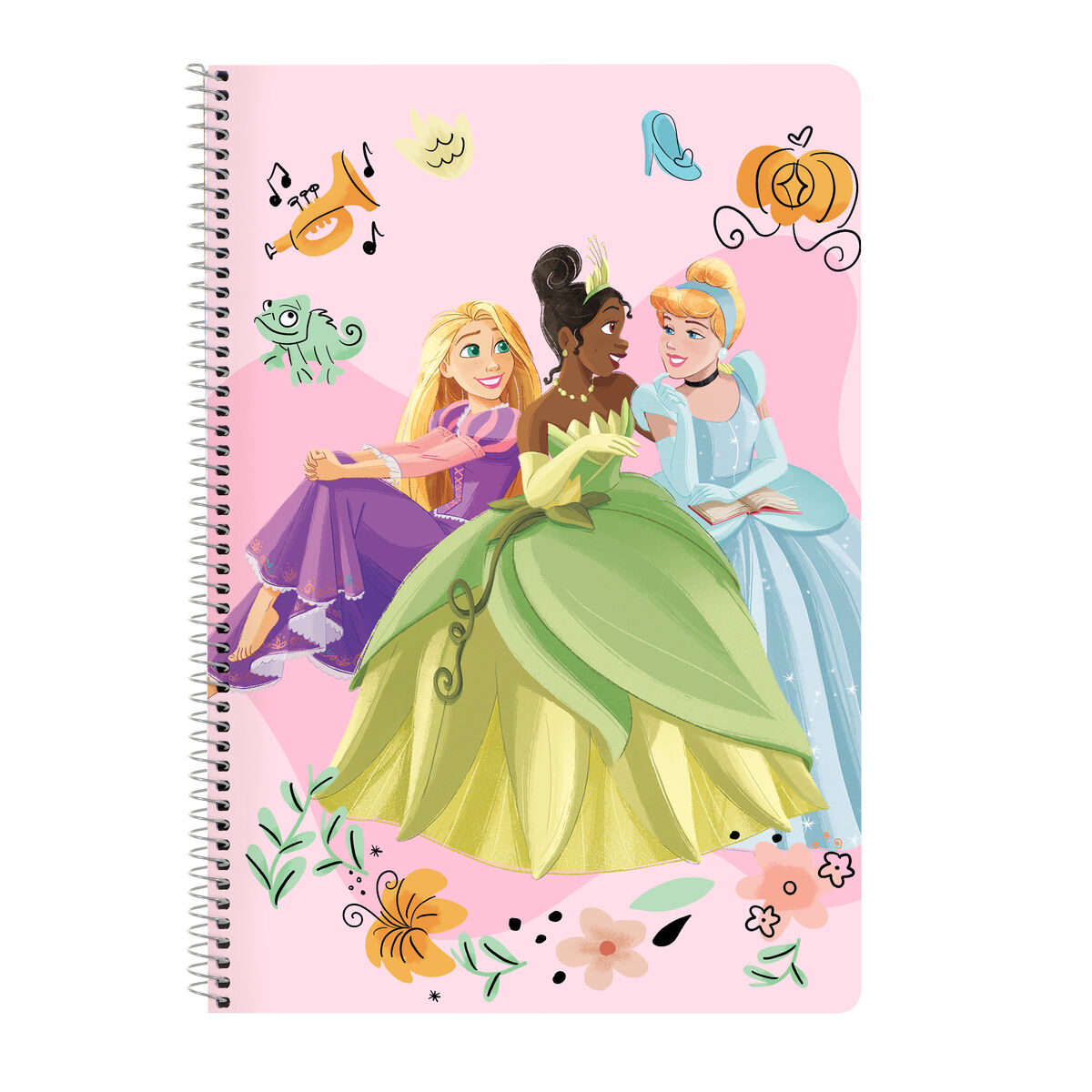 Notebook Disney Princess Magical Beige Pink A4 80 Sheets Notebook Disney Princess Magical Beige Pink A4 80 Sheets
