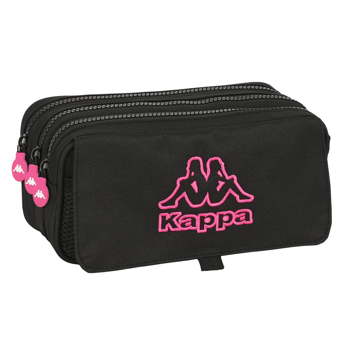 Triple Carry-all Kappa Black and pink Black (21,5 x 10 x 8 cm) Triple Carry-all Kappa Black and pink Black (21,5 x 10 x 8 cm)