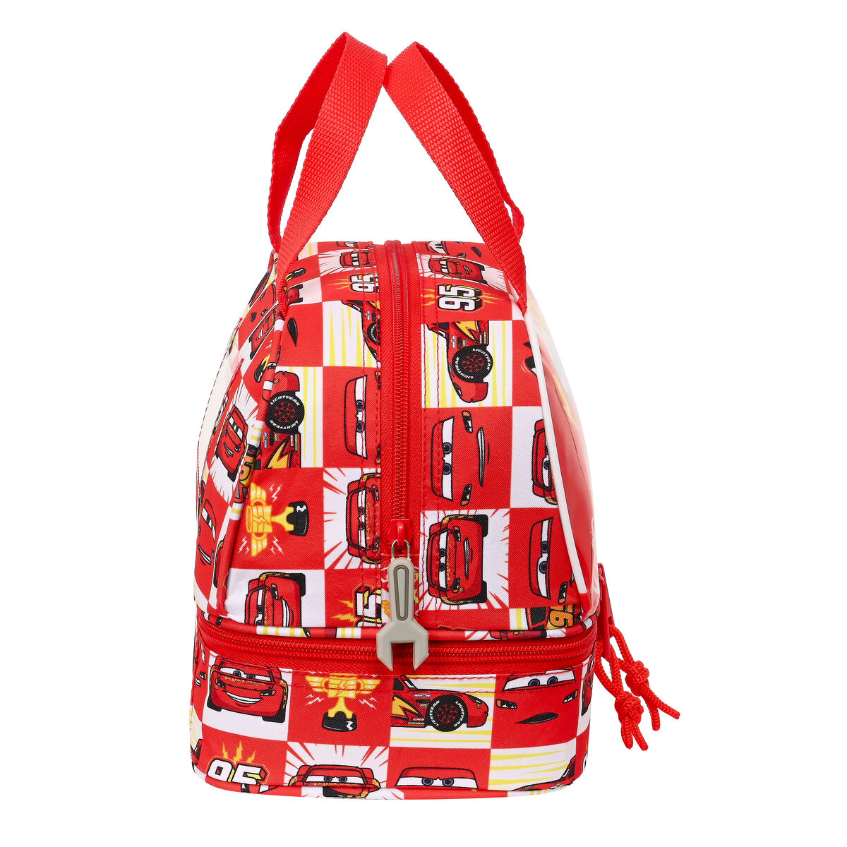 Lunchbox Cars Let’s race White Red 20 x 20 x 15 cm