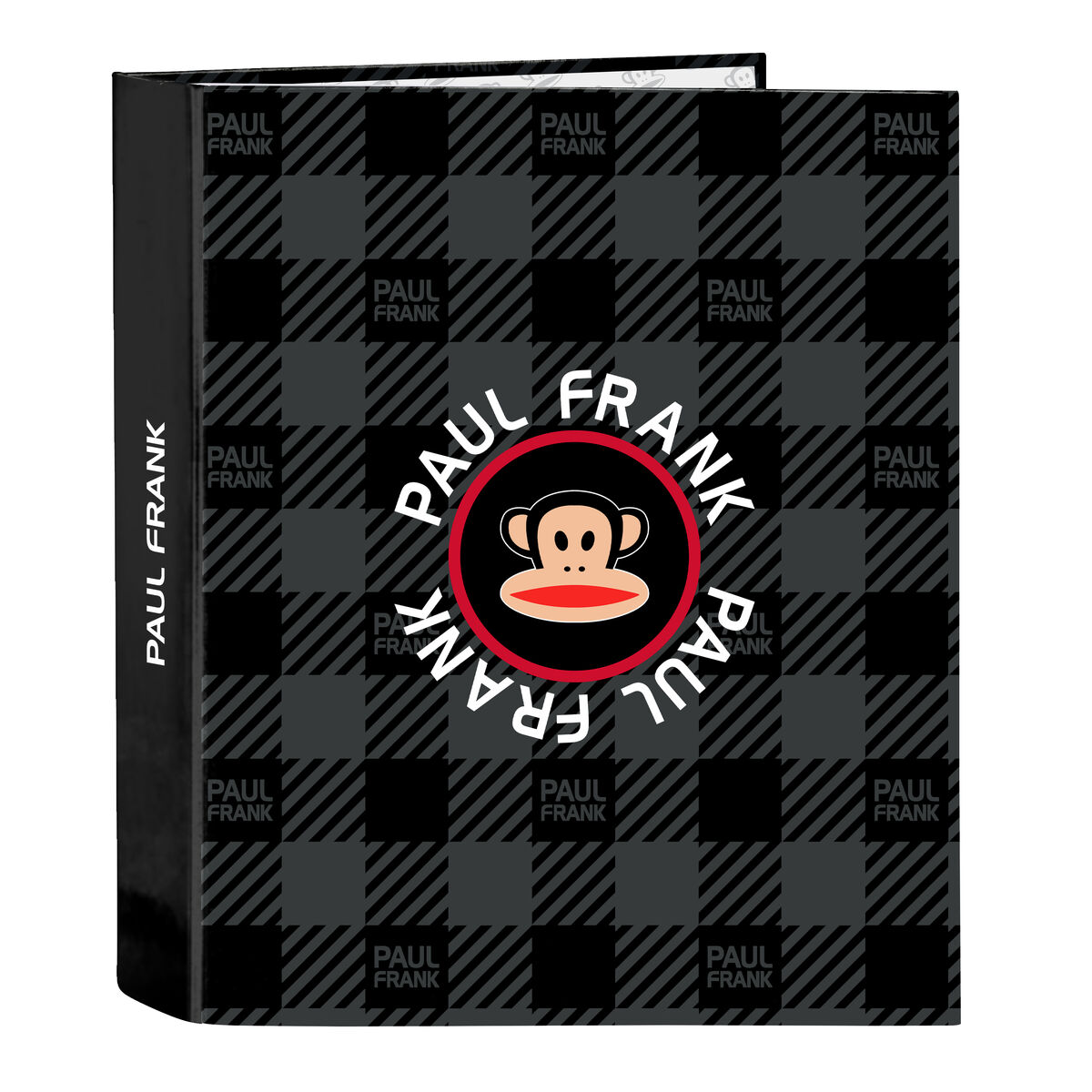 Ring binder Paul Frank Campers Black A4 (27 x 33 x 6 cm) Ring binder Paul Frank Campers Black A4 (27 x 33 x 6 cm)