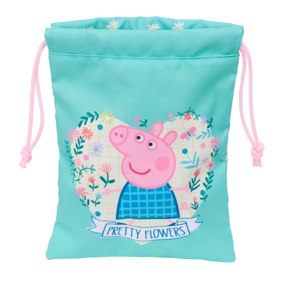 Lunchbox Peppa Pig Pretty flowers Yellow Mint Lunchbox Peppa Pig Pretty flowers Yellow Mint