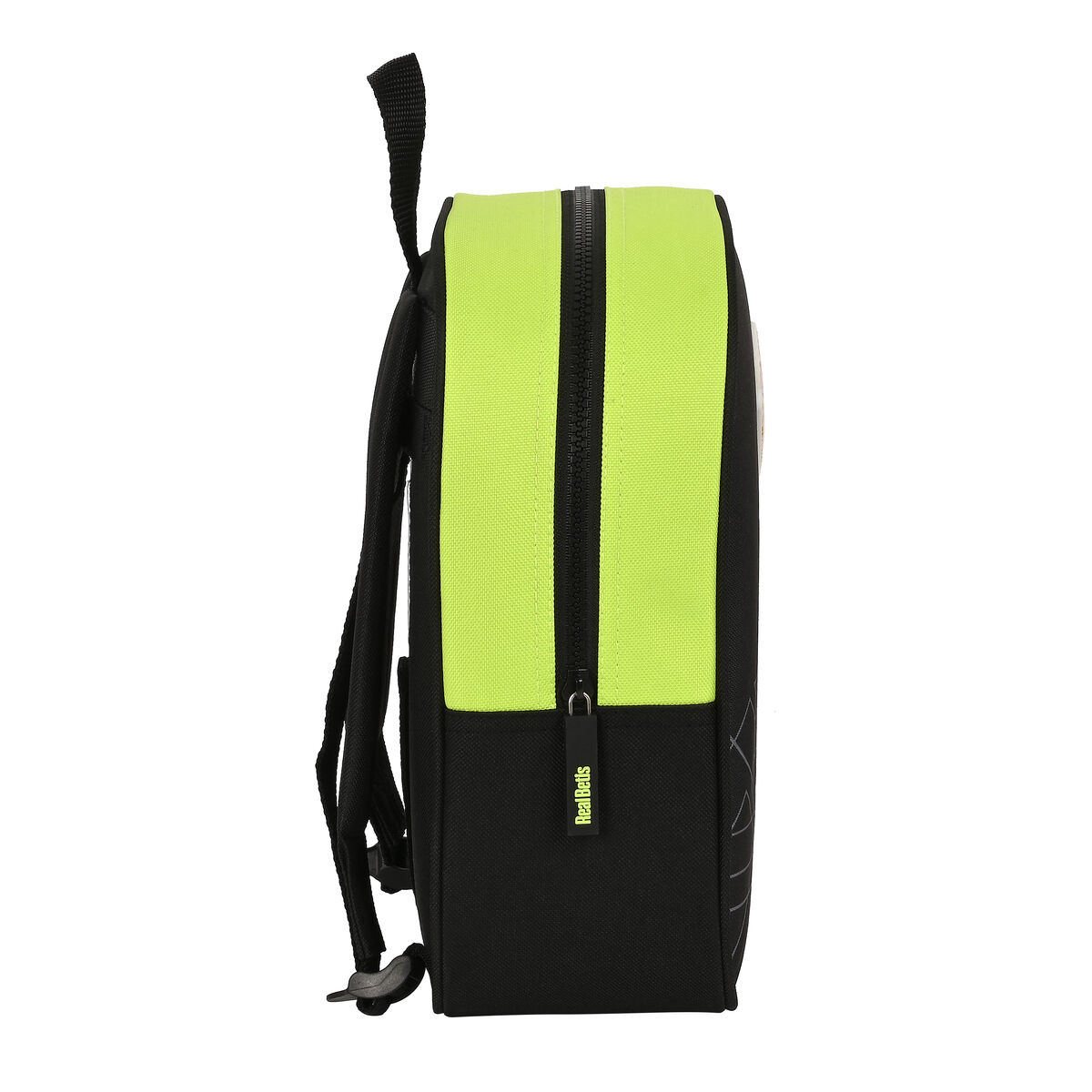 School Bag Real Betis BalompiÃ© Black Lime 22 x 27 x 10 cm
