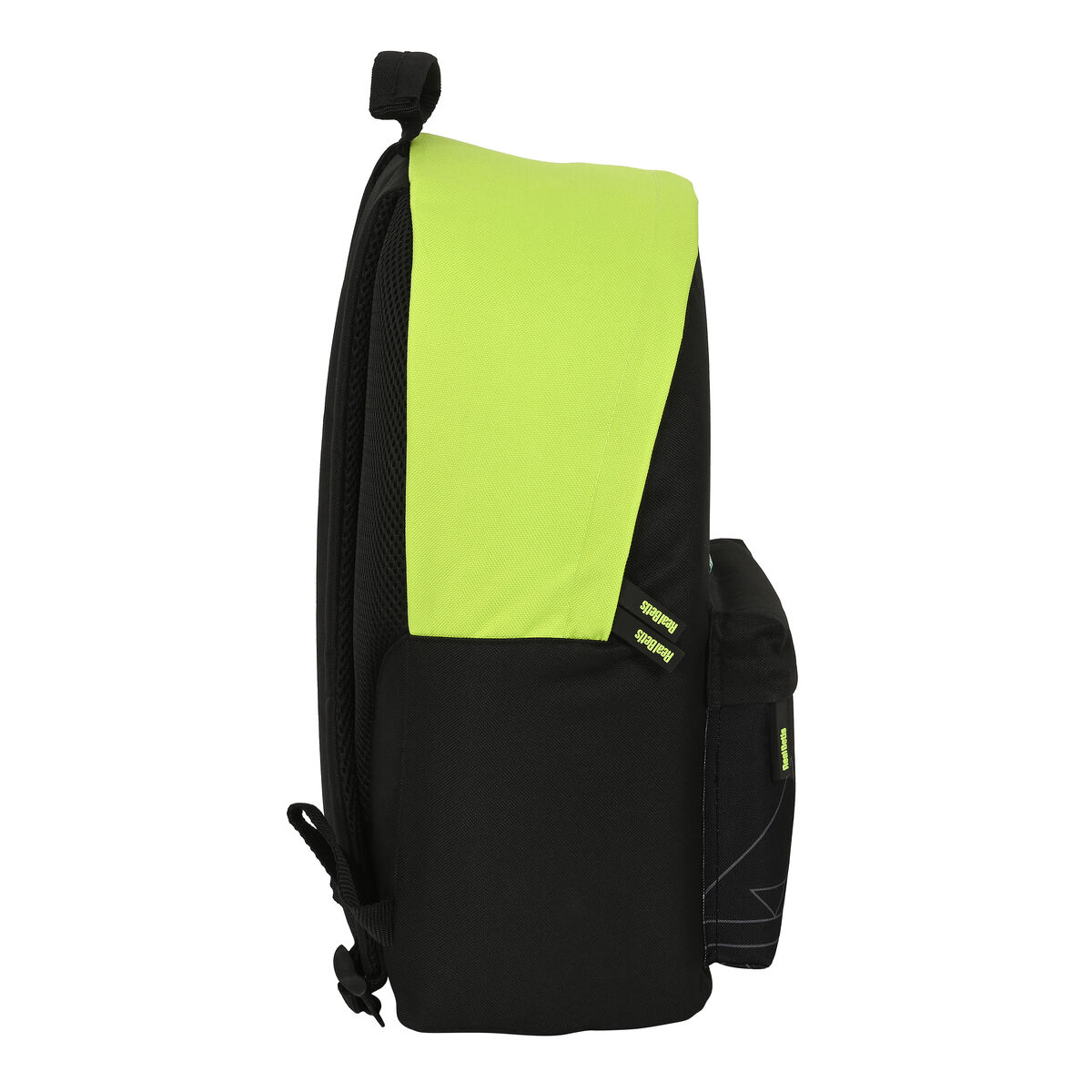 School Bag Real Betis Balompi   31 x 41 x 16 cm Black Lime