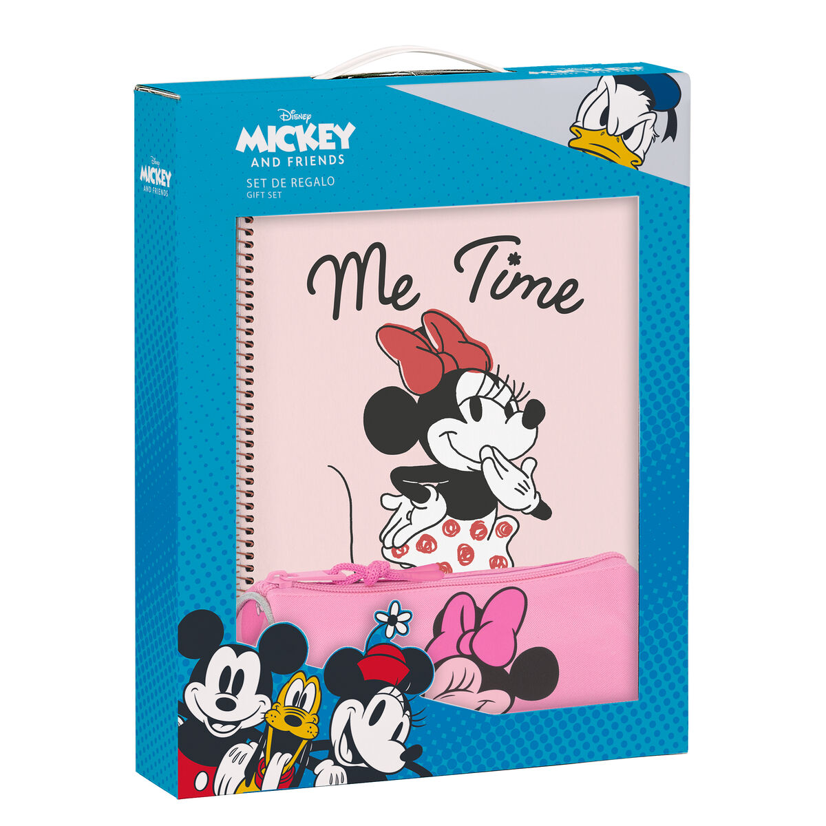 Stationery Set Minnie Mouse Loving Pink A4 3 Pieces Stationery Set Minnie Mouse Loving Pink A4 3 Pieces