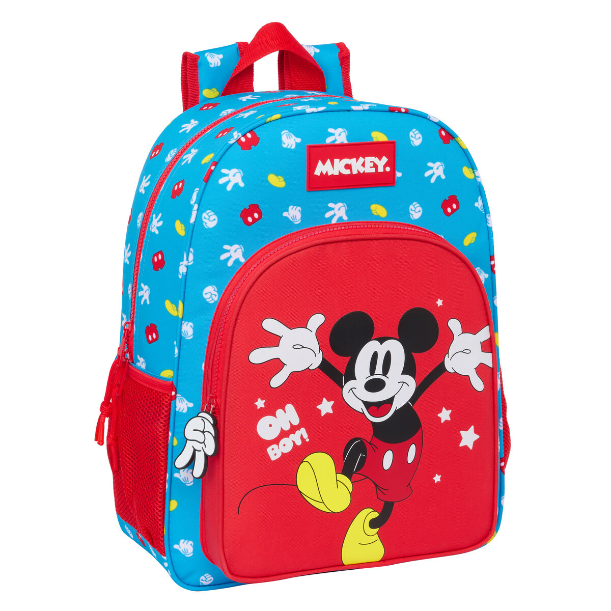 School Bag Mickey Mouse Clubhouse Fantastic Blue Red 33 x 42 x 14 cm School Bag Mickey Mouse Clubhouse Fantastic Blue Red 33 x 42 x 14 cm